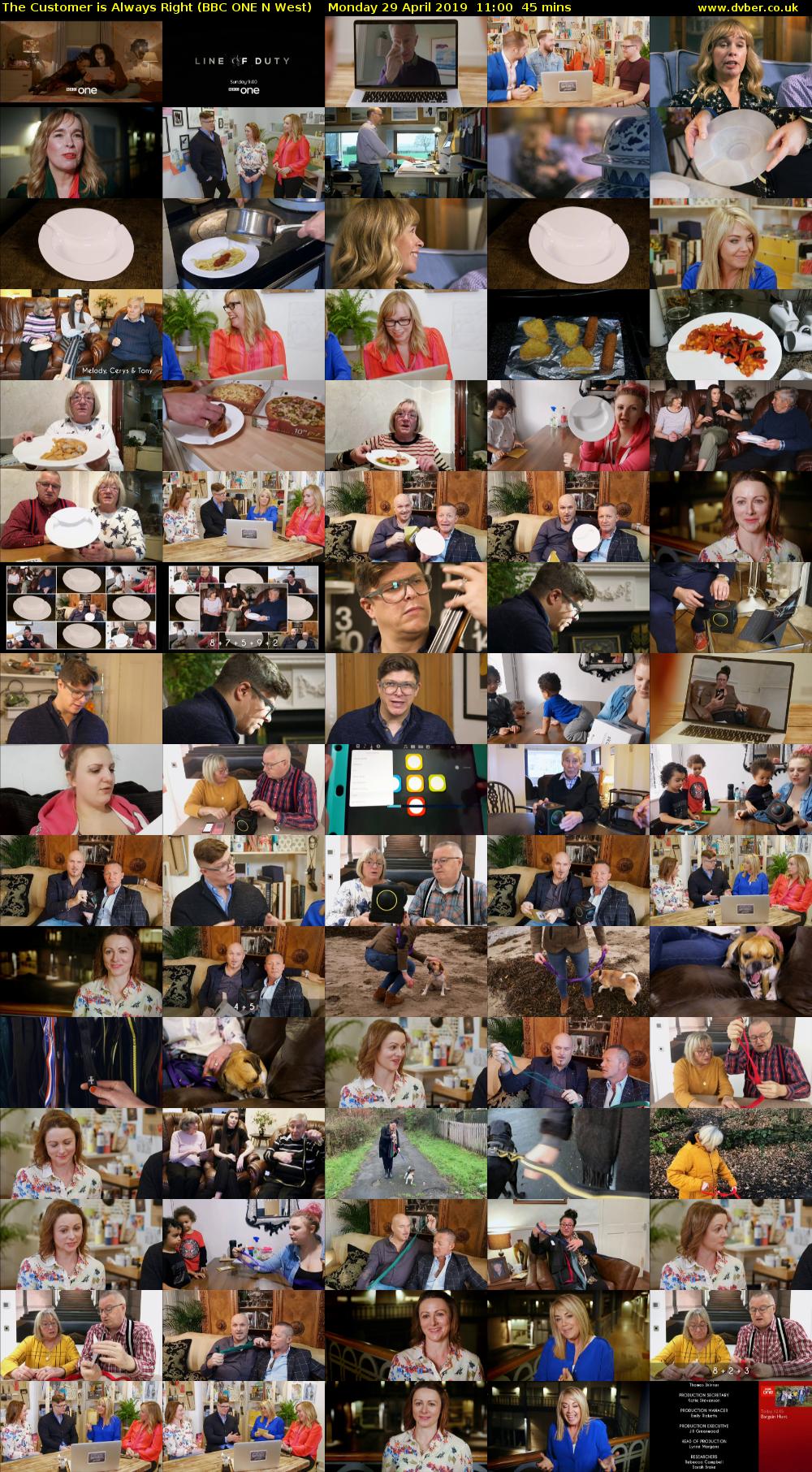 The Customer Is Always Right (BBC ONE N West) Monday 29 April 2019 11:00 - 11:45