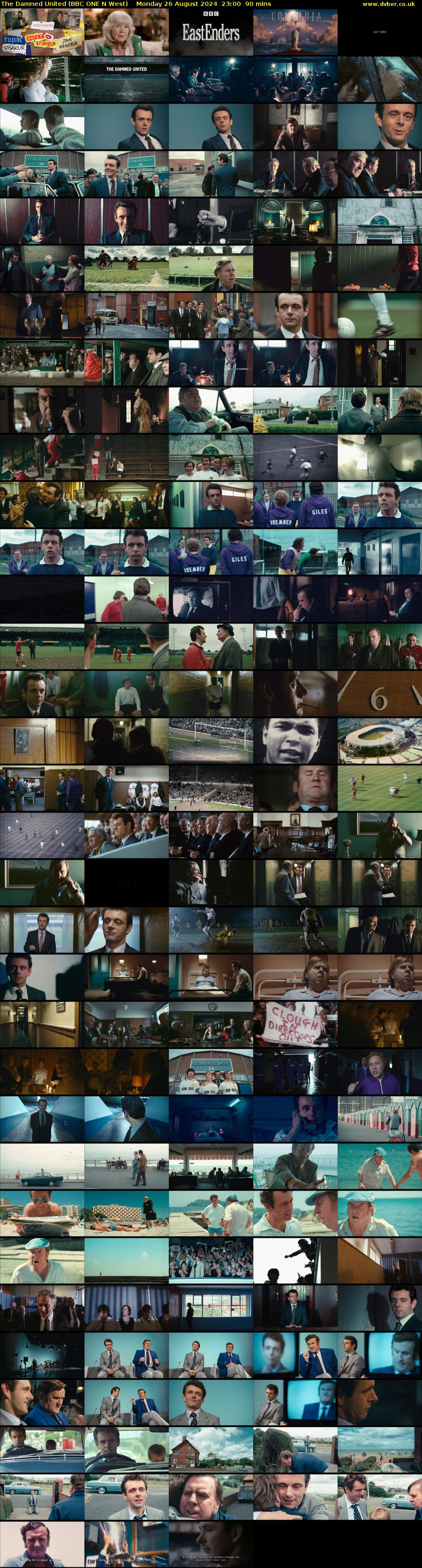 The Damned United (BBC ONE N West) Monday 26 August 2024 23:00 - 00:30