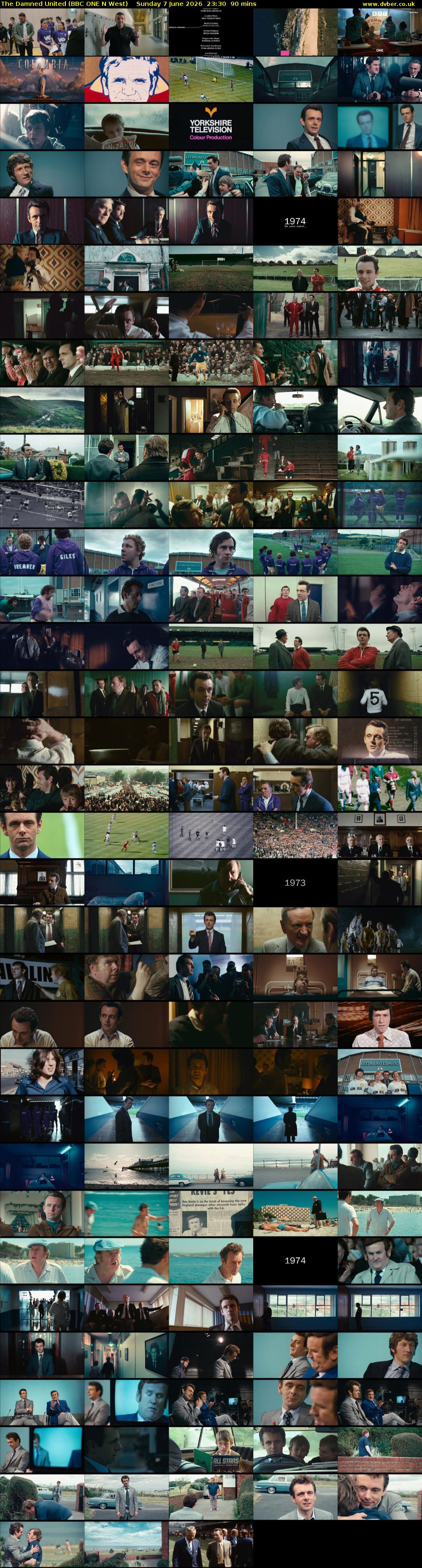 The Damned United (BBC ONE N West) Sunday 7 June 2026 23:30 - 01:00