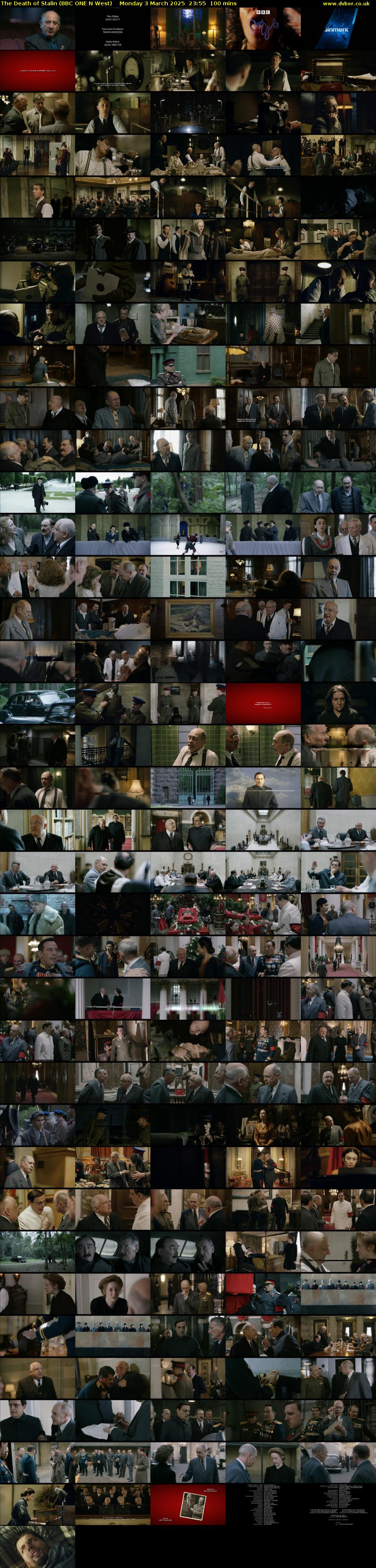 The Death of Stalin (BBC ONE N West) Monday 3 March 2025 23:55 - 01:35