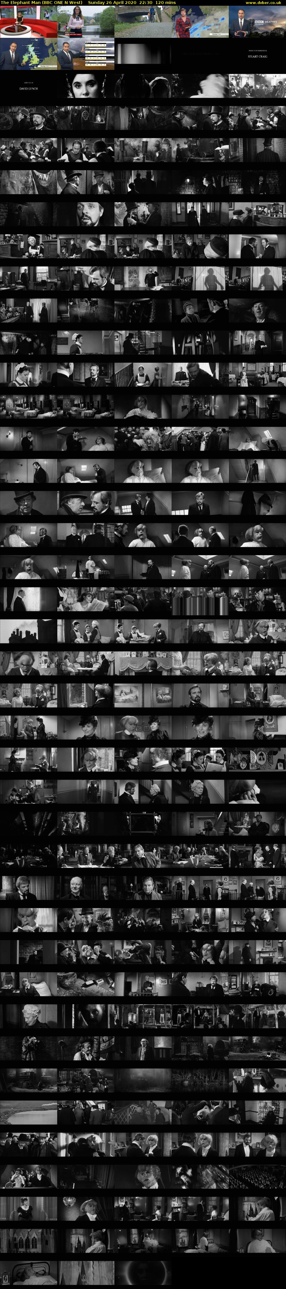 The Elephant Man (BBC ONE N West) Sunday 26 April 2020 22:30 - 00:30