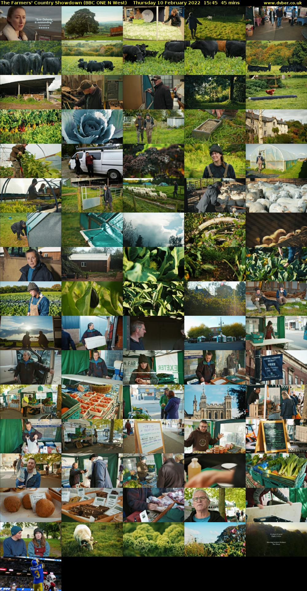 The Farmers' Country Showdown (BBC ONE N West) Thursday 10 February 2022 15:45 - 16:30
