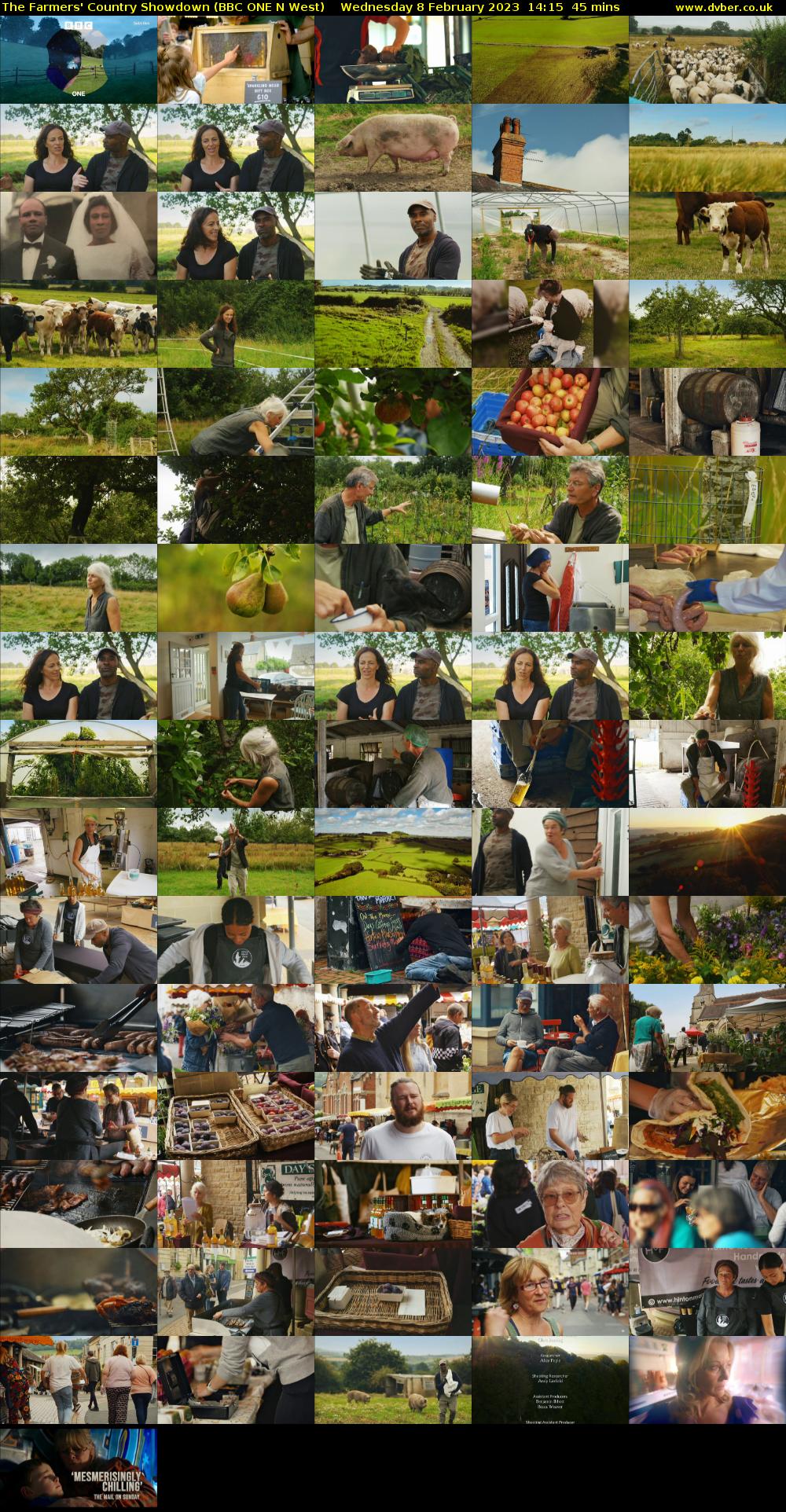 The Farmers' Country Showdown (BBC ONE N West) Wednesday 8 February 2023 14:15 - 15:00