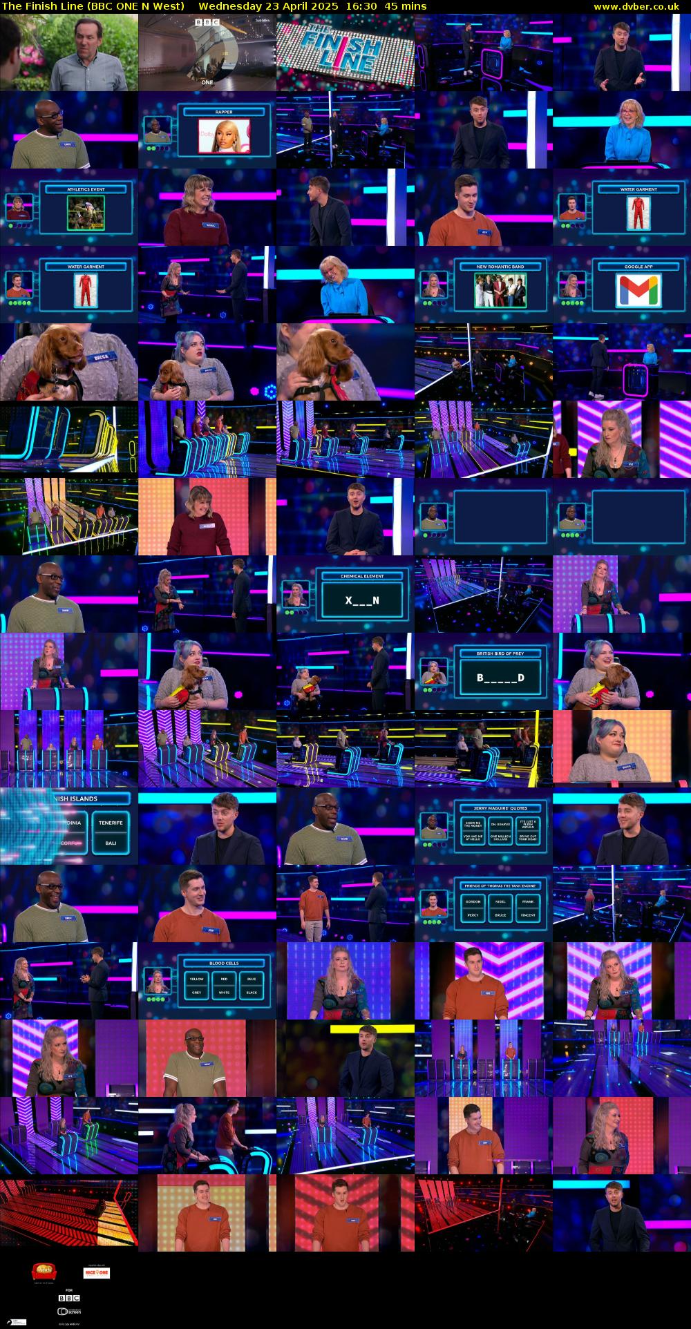 The Finish Line (BBC ONE N West) Wednesday 23 April 2025 16:30 - 17:15