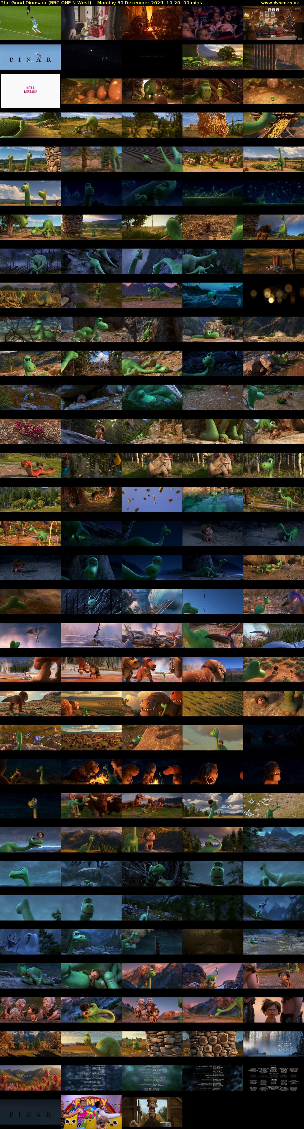 The Good Dinosaur (BBC ONE N West) Monday 30 December 2024 10:20 - 11:50