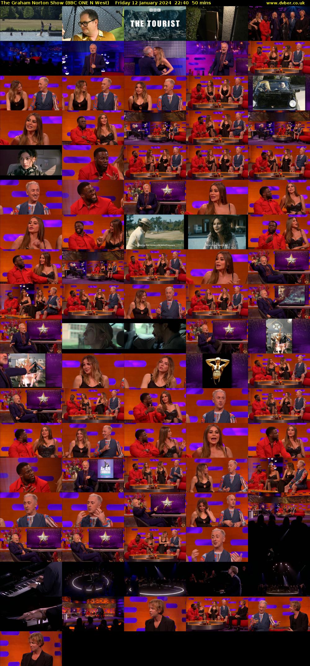 The Graham Norton Show (BBC ONE N West) Friday 12 January 2024 22:40 - 23:30