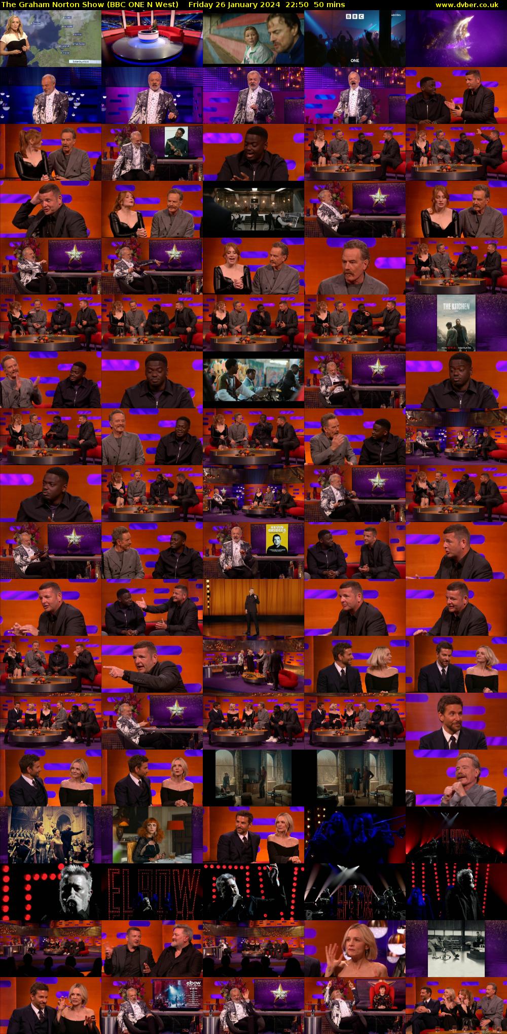 The Graham Norton Show (BBC ONE N West) Friday 26 January 2024 22:50 - 23:40