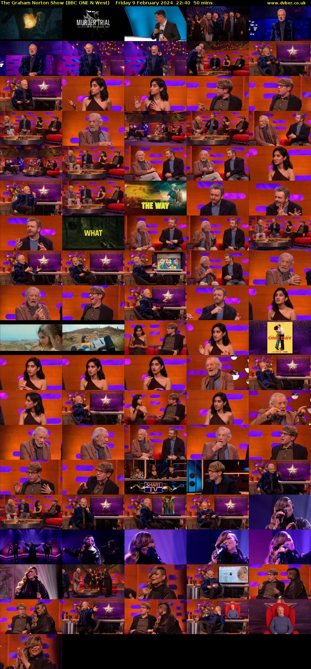 The Graham Norton Show (BBC ONE N West) Friday 9 February 2024 22:40 - 23:30