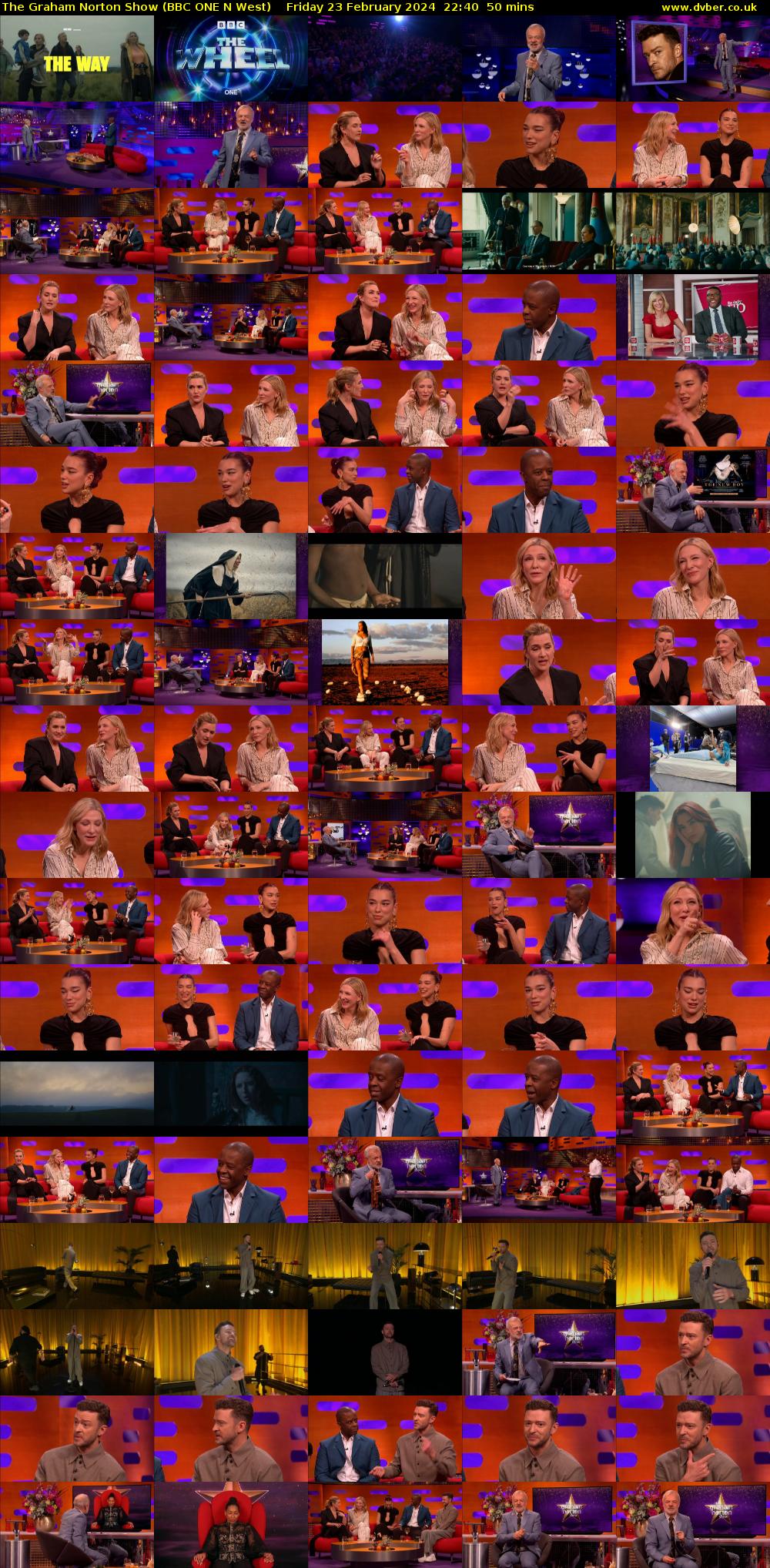 The Graham Norton Show (BBC ONE N West) Friday 23 February 2024 22:40 - 23:30