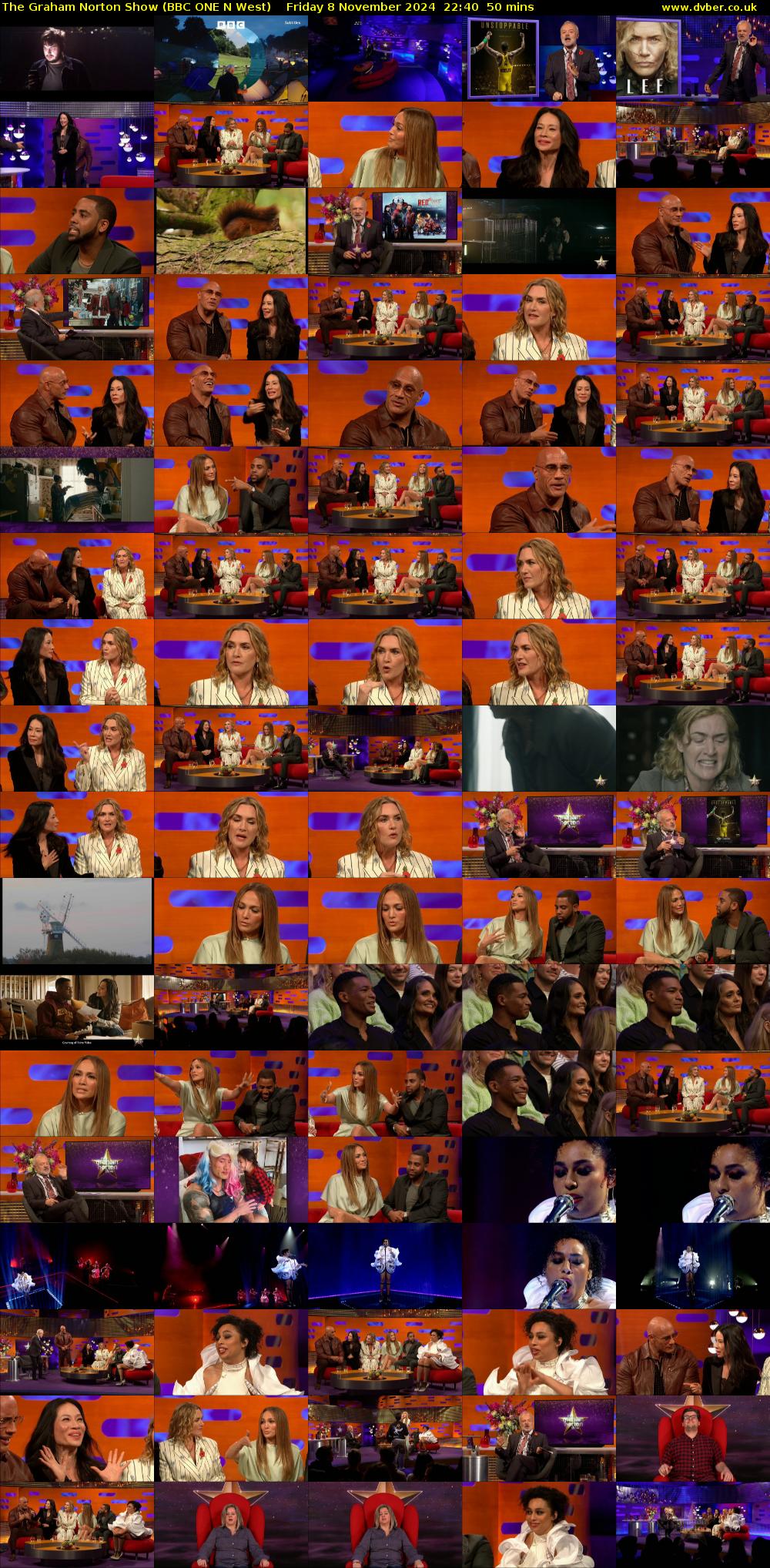 The Graham Norton Show (BBC ONE N West) Friday 8 November 2024 22:40 - 23:30