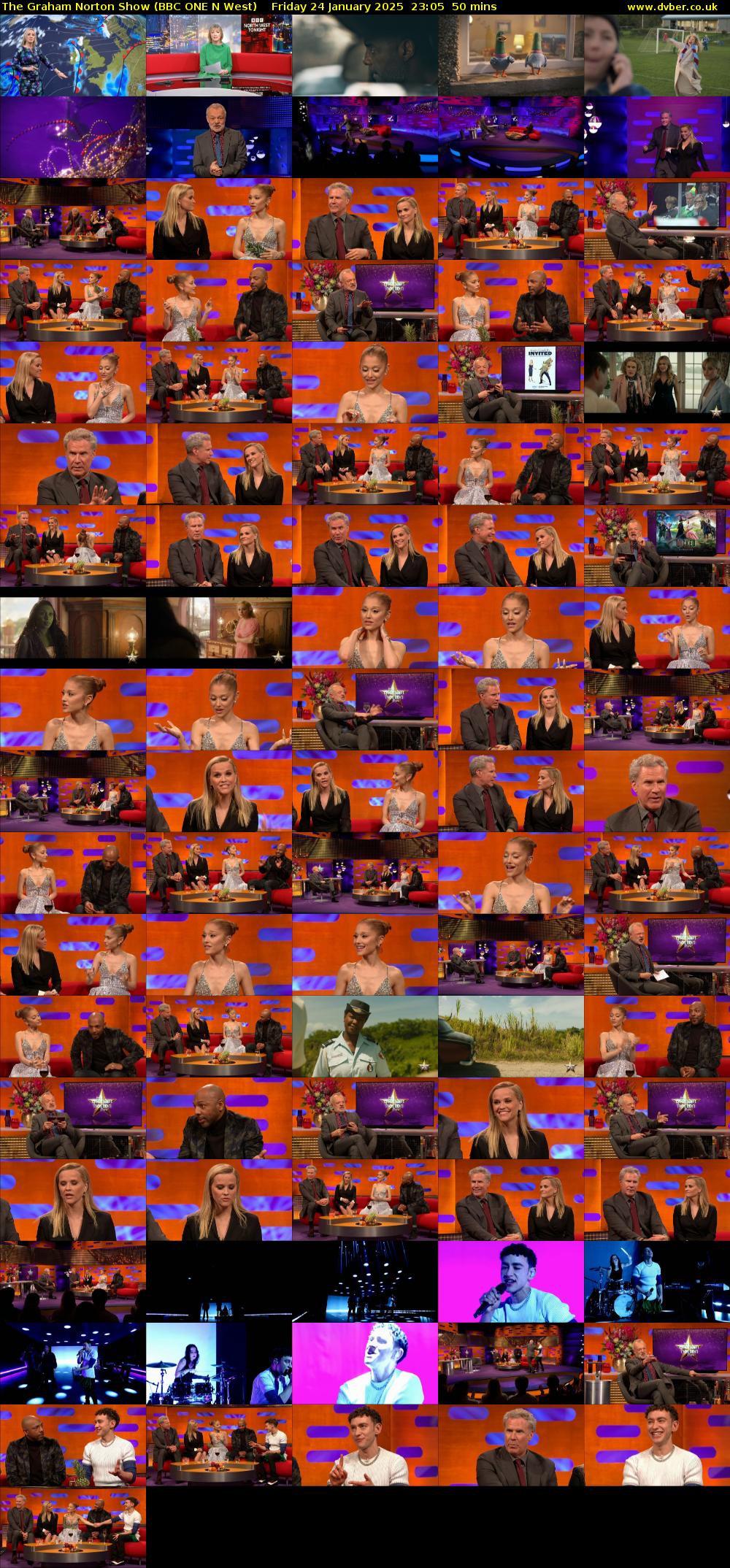 The Graham Norton Show (BBC ONE N West) Friday 24 January 2025 23:05 - 23:55