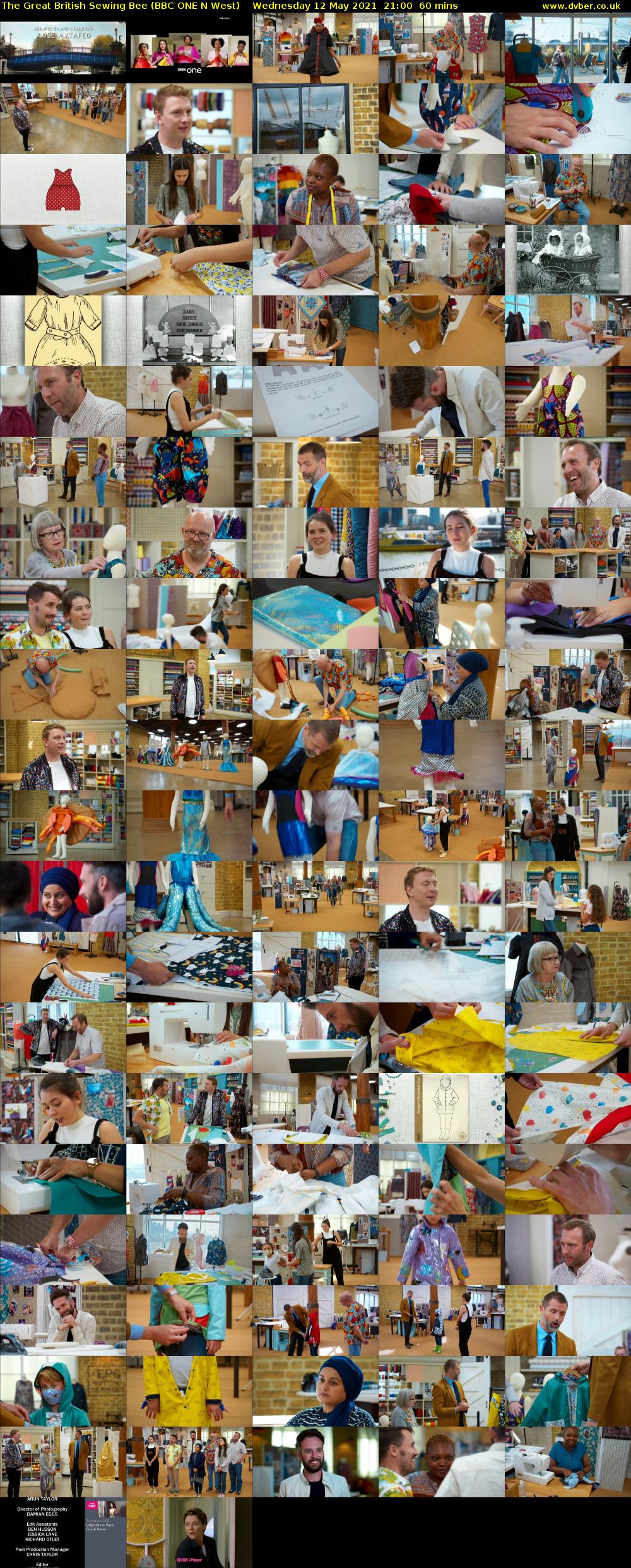 The Great British Sewing Bee (BBC ONE N West) Wednesday 12 May 2021 21:00 - 22:00