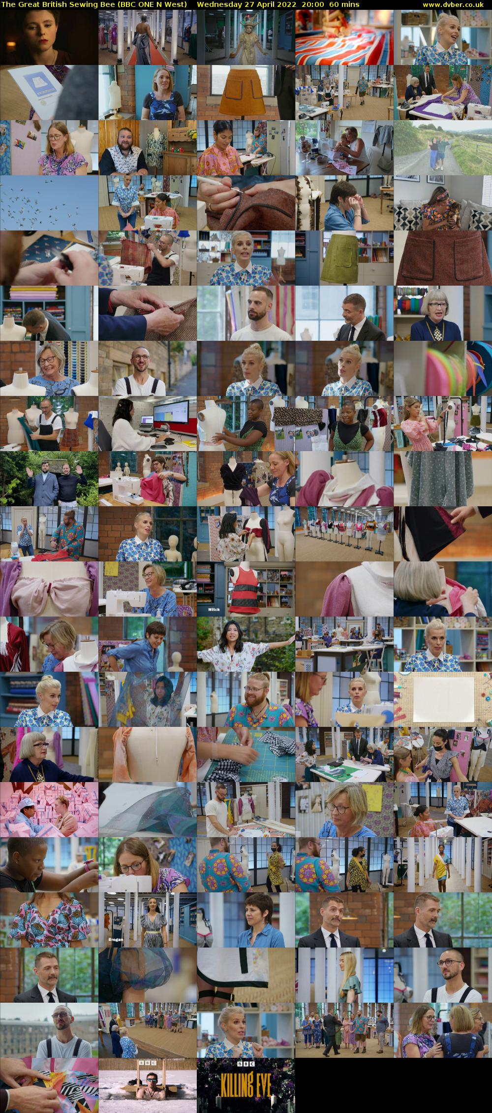 The Great British Sewing Bee (BBC ONE N West) Wednesday 27 April 2022 20:00 - 21:00