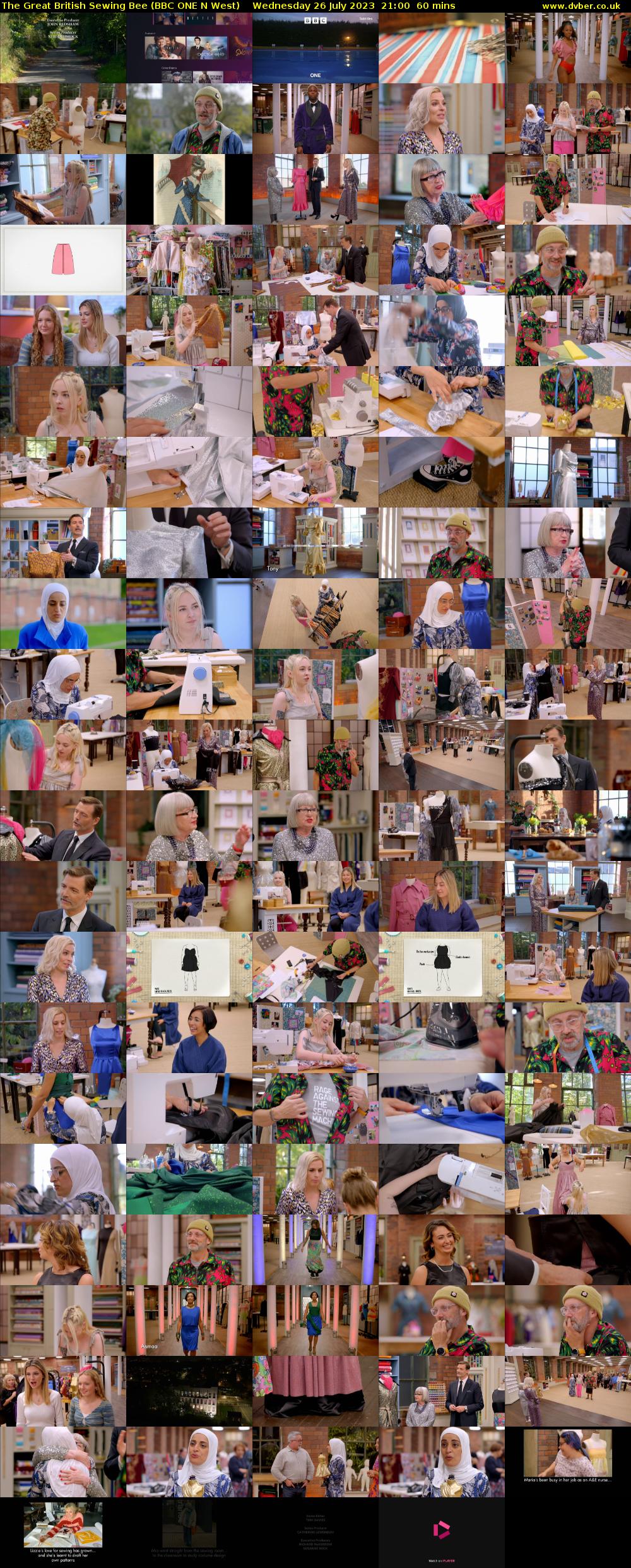 The Great British Sewing Bee (BBC ONE N West) Wednesday 26 July 2023 21:00 - 22:00