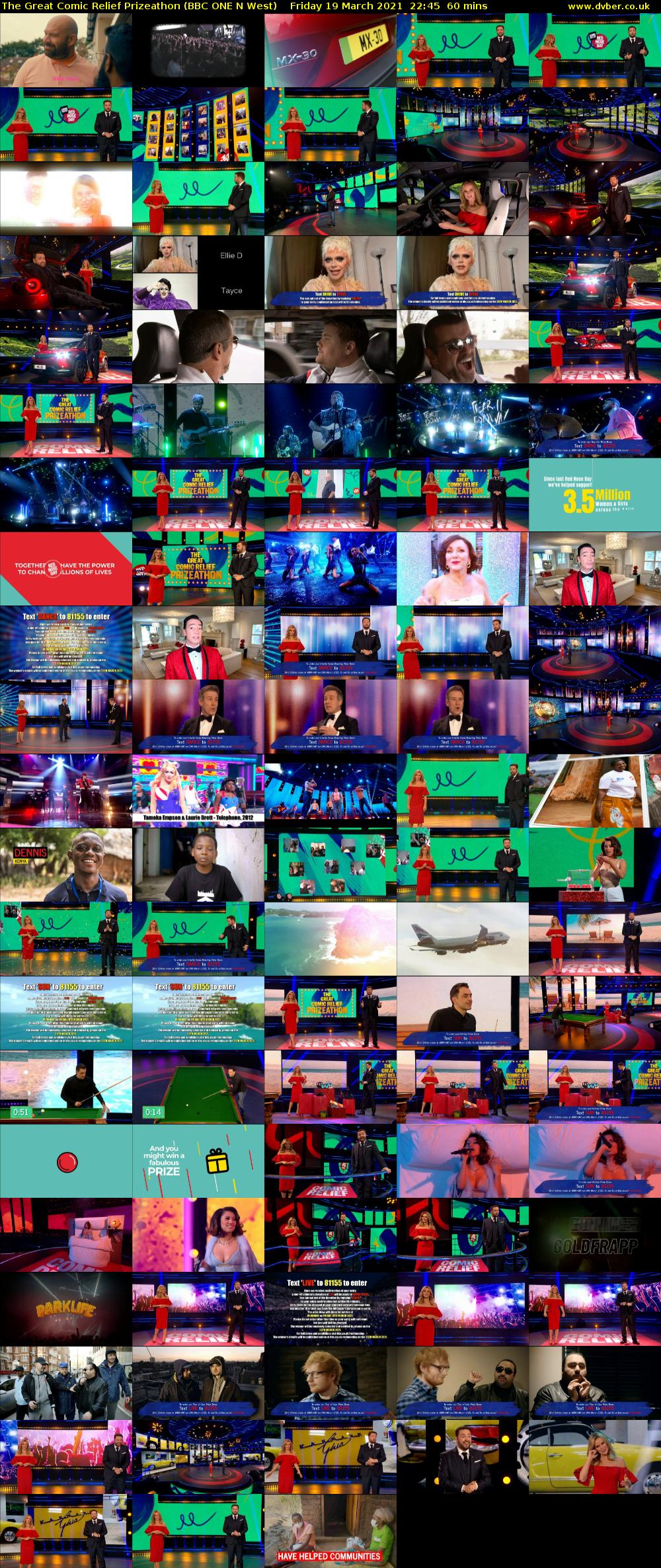 The Great Comic Relief Prizeathon (BBC ONE N West) Friday 19 March 2021 22:45 - 23:45