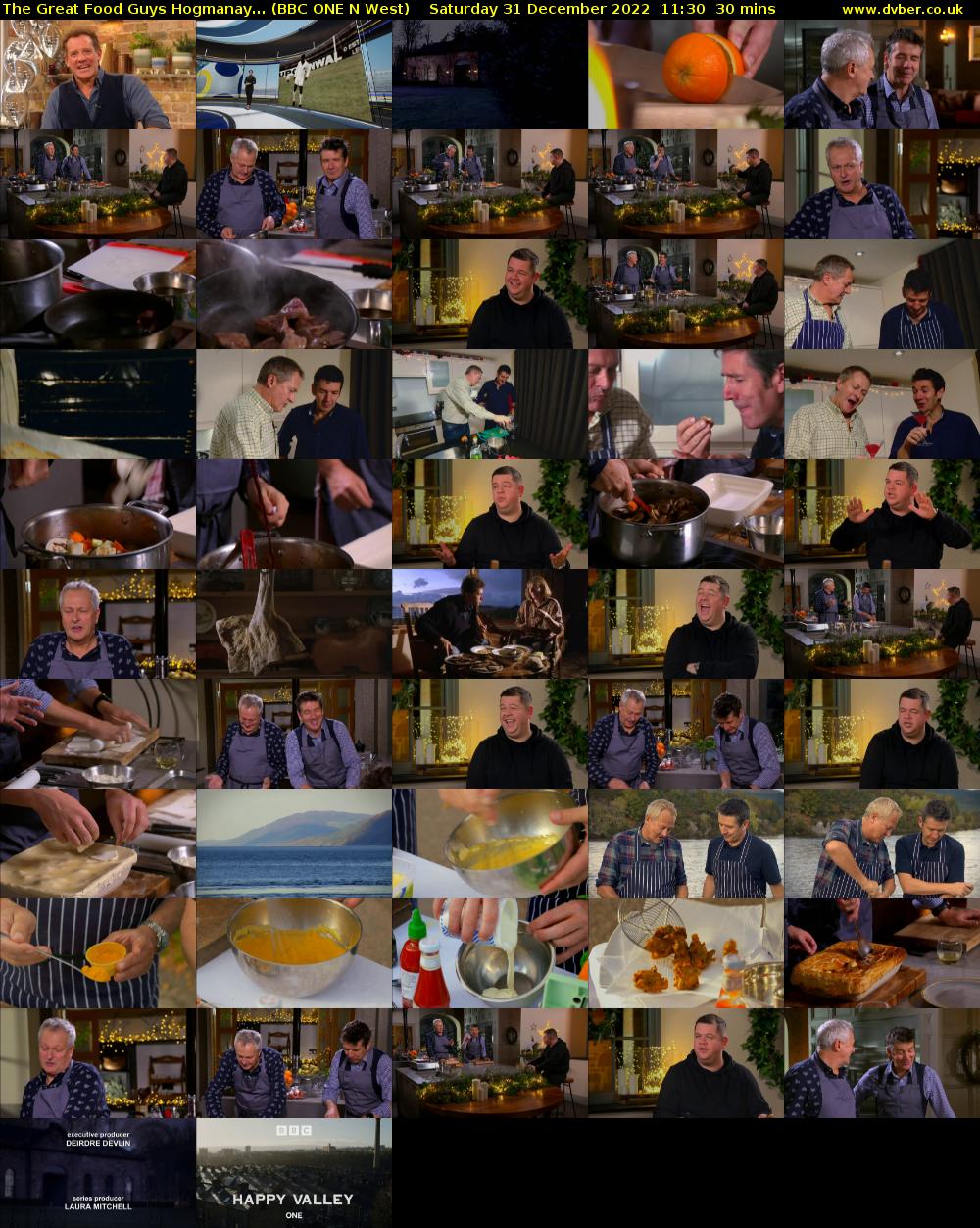 The Great Food Guys Hogmanay... (BBC ONE N West) Saturday 31 December 2022 11:30 - 12:00