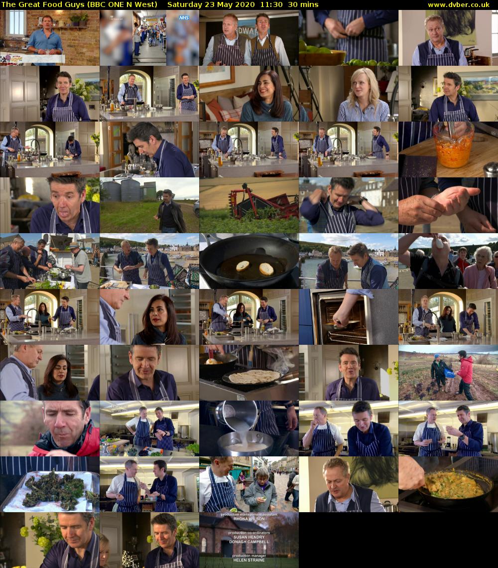 The Great Food Guys (BBC ONE N West) Saturday 23 May 2020 11:30 - 12:00