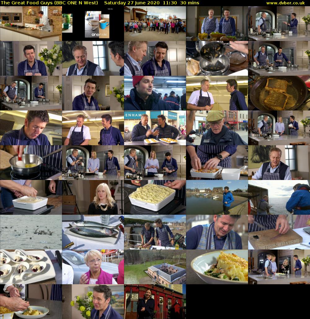 The Great Food Guys (BBC ONE N West) Saturday 27 June 2020 11:30 - 12:00