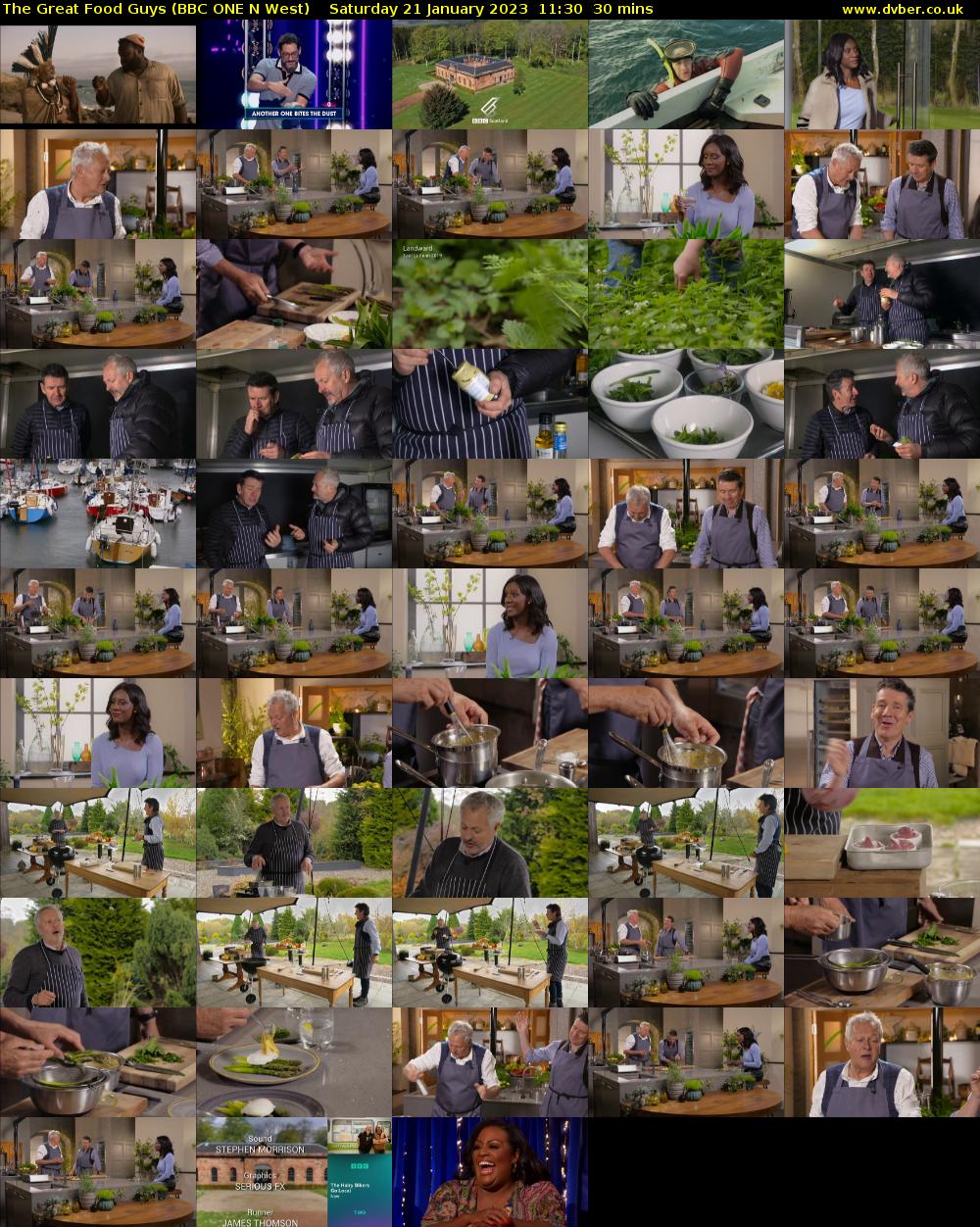 The Great Food Guys (BBC ONE N West) Saturday 21 January 2023 11:30 - 12:00