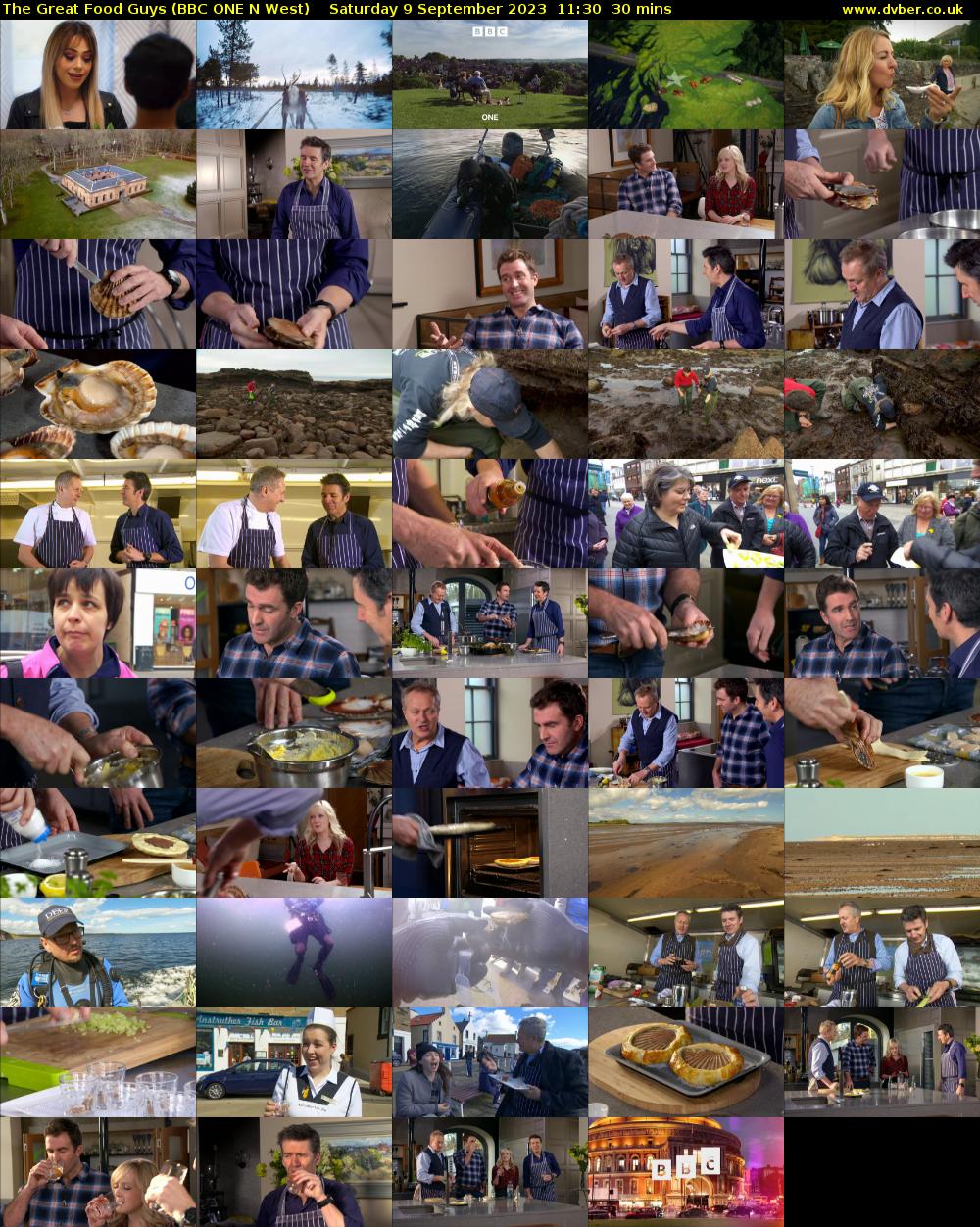 The Great Food Guys (BBC ONE N West) Saturday 9 September 2023 11:30 - 12:00