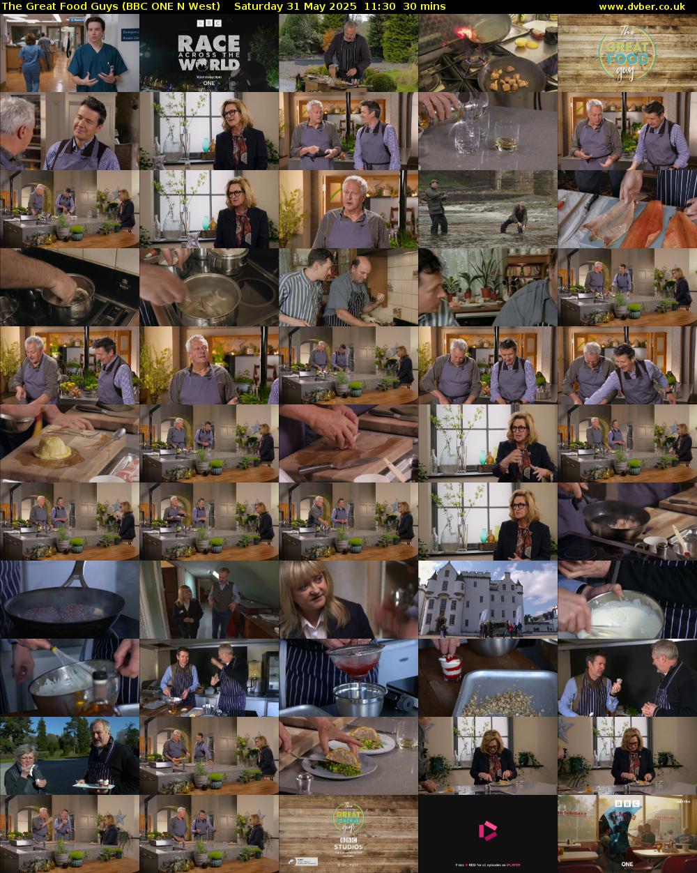 The Great Food Guys (BBC ONE N West) Saturday 31 May 2025 11:30 - 12:00
