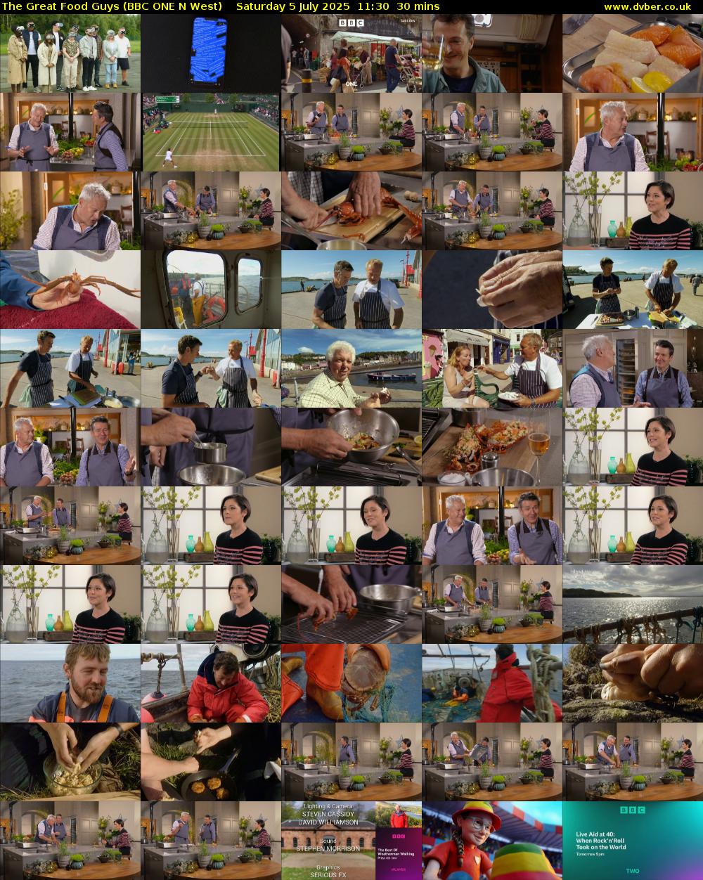 The Great Food Guys (BBC ONE N West) Saturday 5 July 2025 11:30 - 12:00
