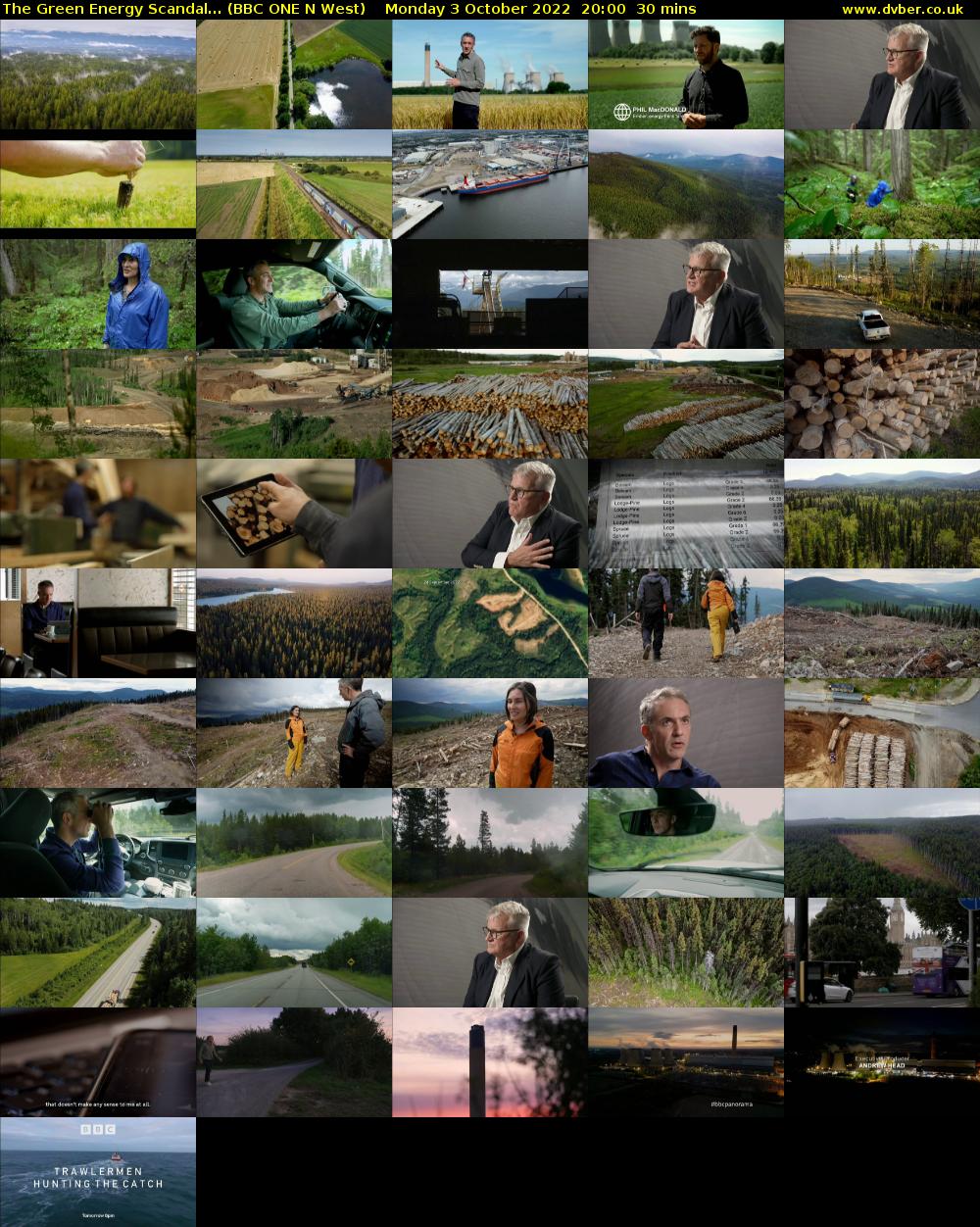 The Green Energy Scandal... (BBC ONE N West) Monday 3 October 2022 20:00 - 20:30