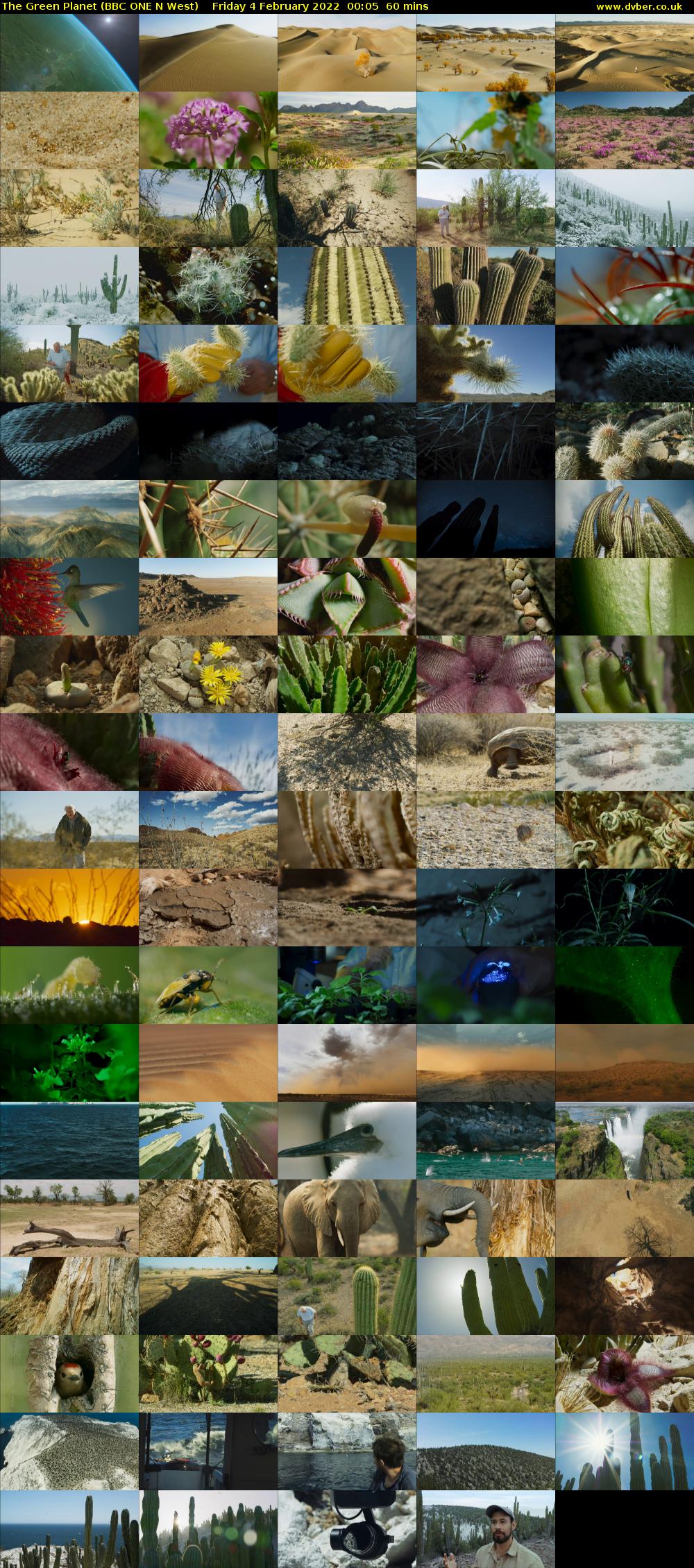 The Green Planet (BBC ONE N West) Friday 4 February 2022 00:05 - 01:05