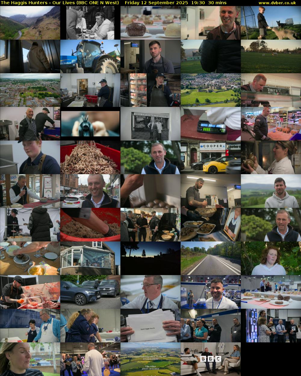 The Haggis Hunters - Our Lives (BBC ONE N West) Friday 12 September 2025 19:30 - 20:00