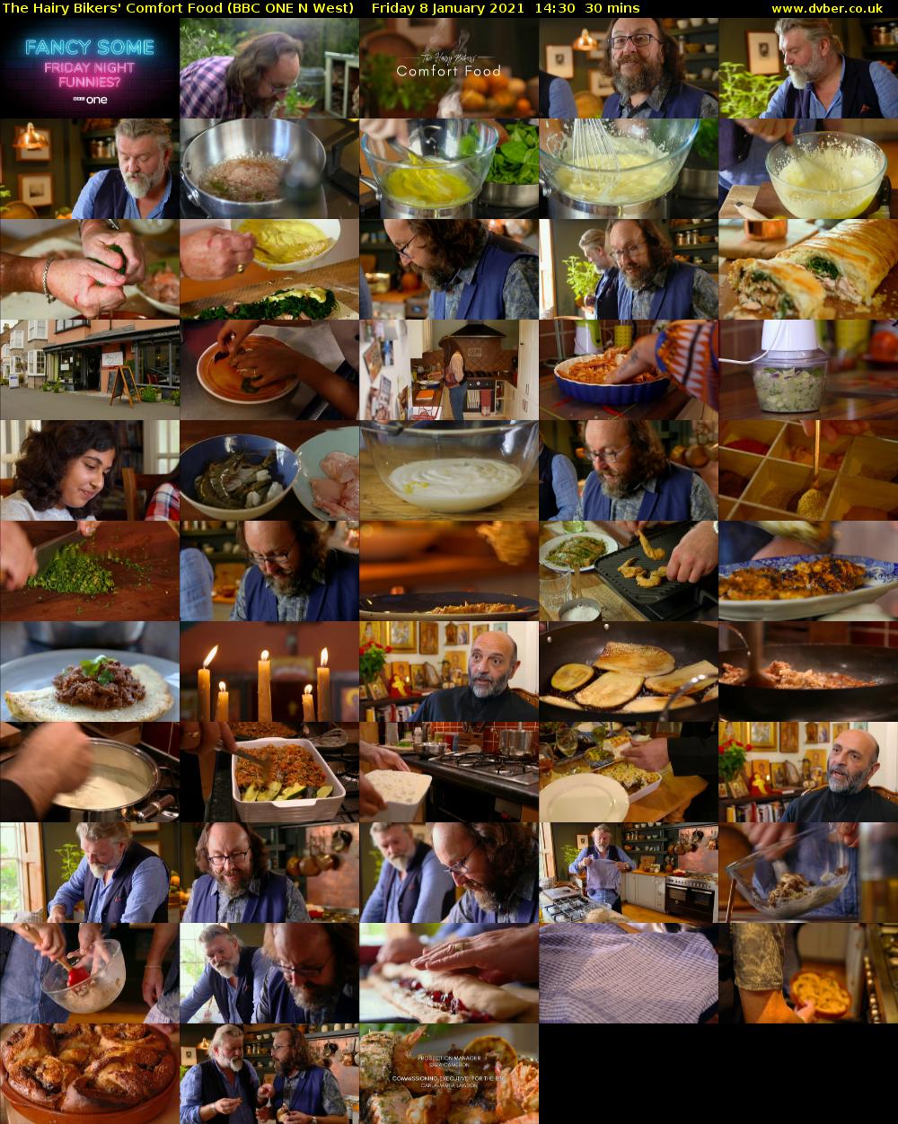 The Hairy Bikers' Comfort Food (BBC ONE N West) Friday 8 January 2021 14:30 - 15:00