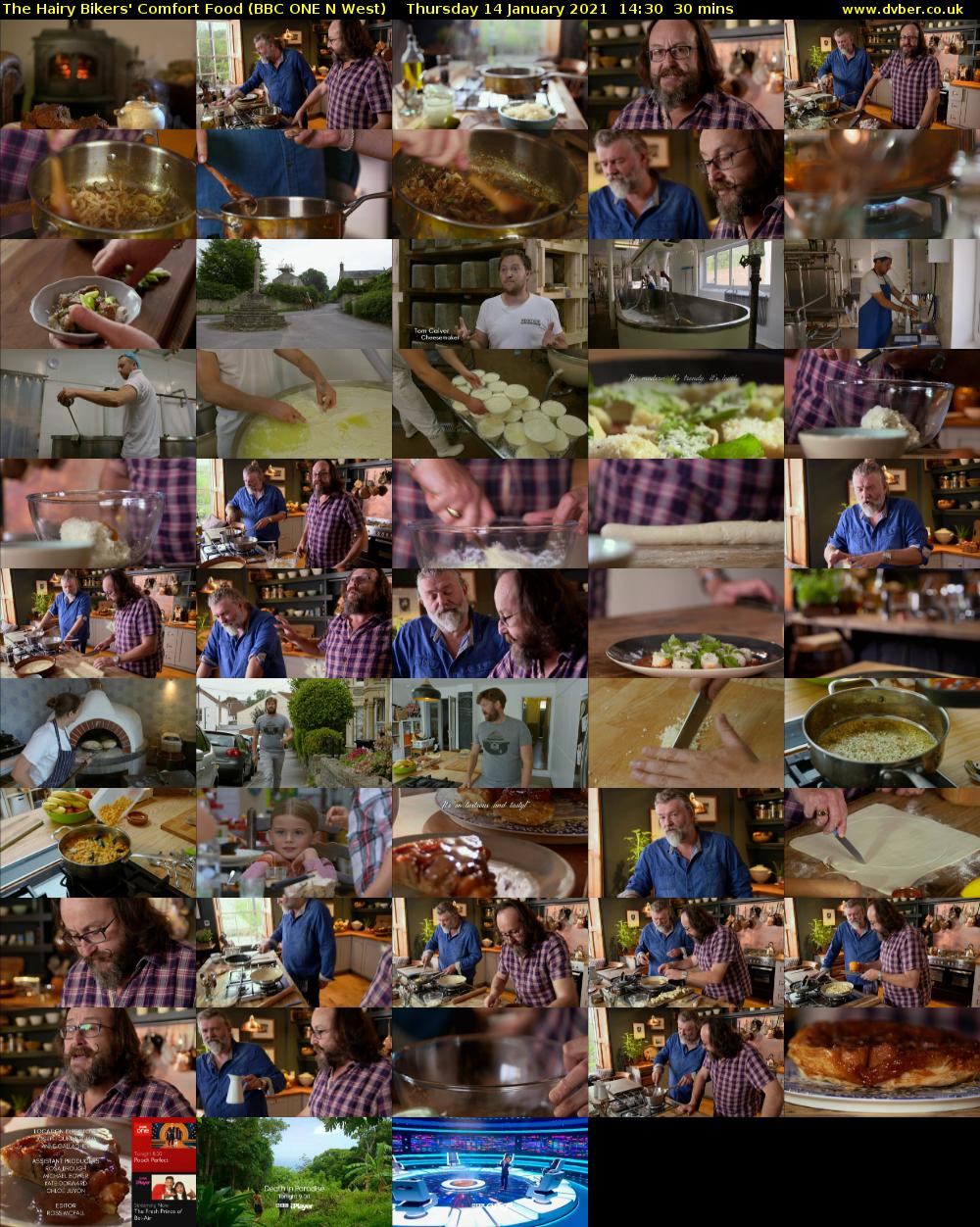 The Hairy Bikers' Comfort Food (BBC ONE N West) Thursday 14 January 2021 14:30 - 15:00