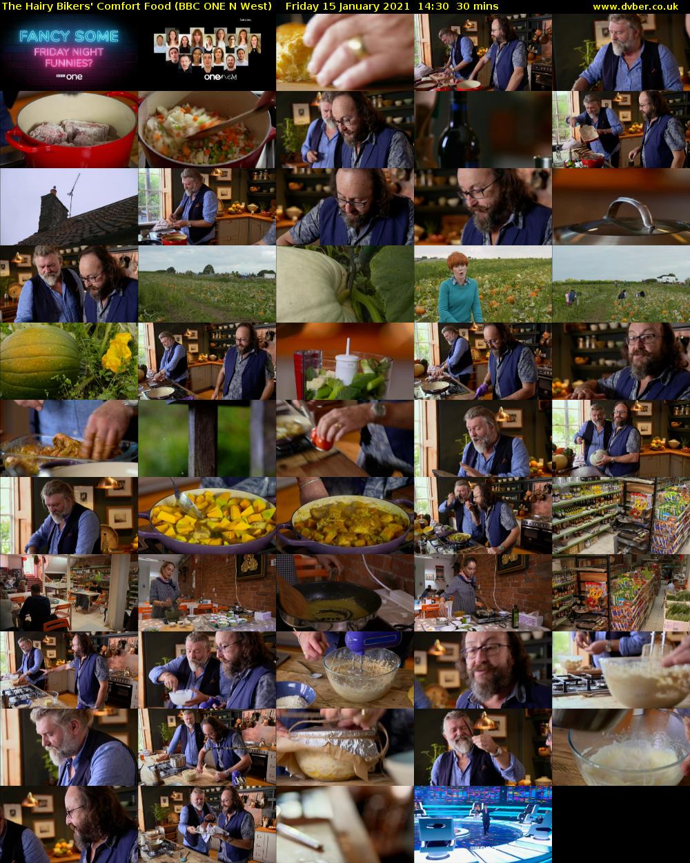 The Hairy Bikers' Comfort Food (BBC ONE N West) Friday 15 January 2021 14:30 - 15:00