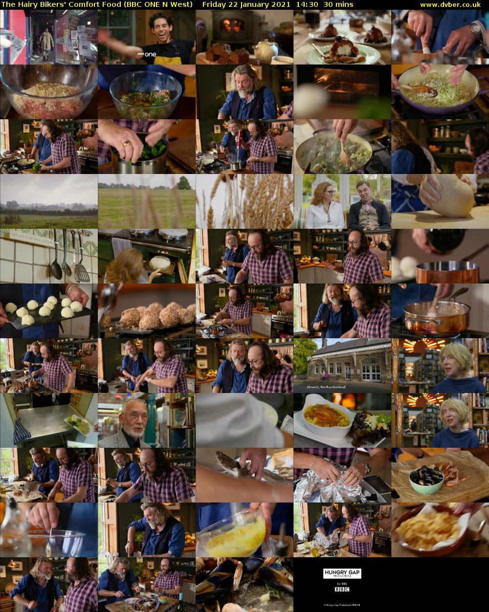 The Hairy Bikers' Comfort Food (BBC ONE N West) Friday 22 January 2021 14:30 - 15:00