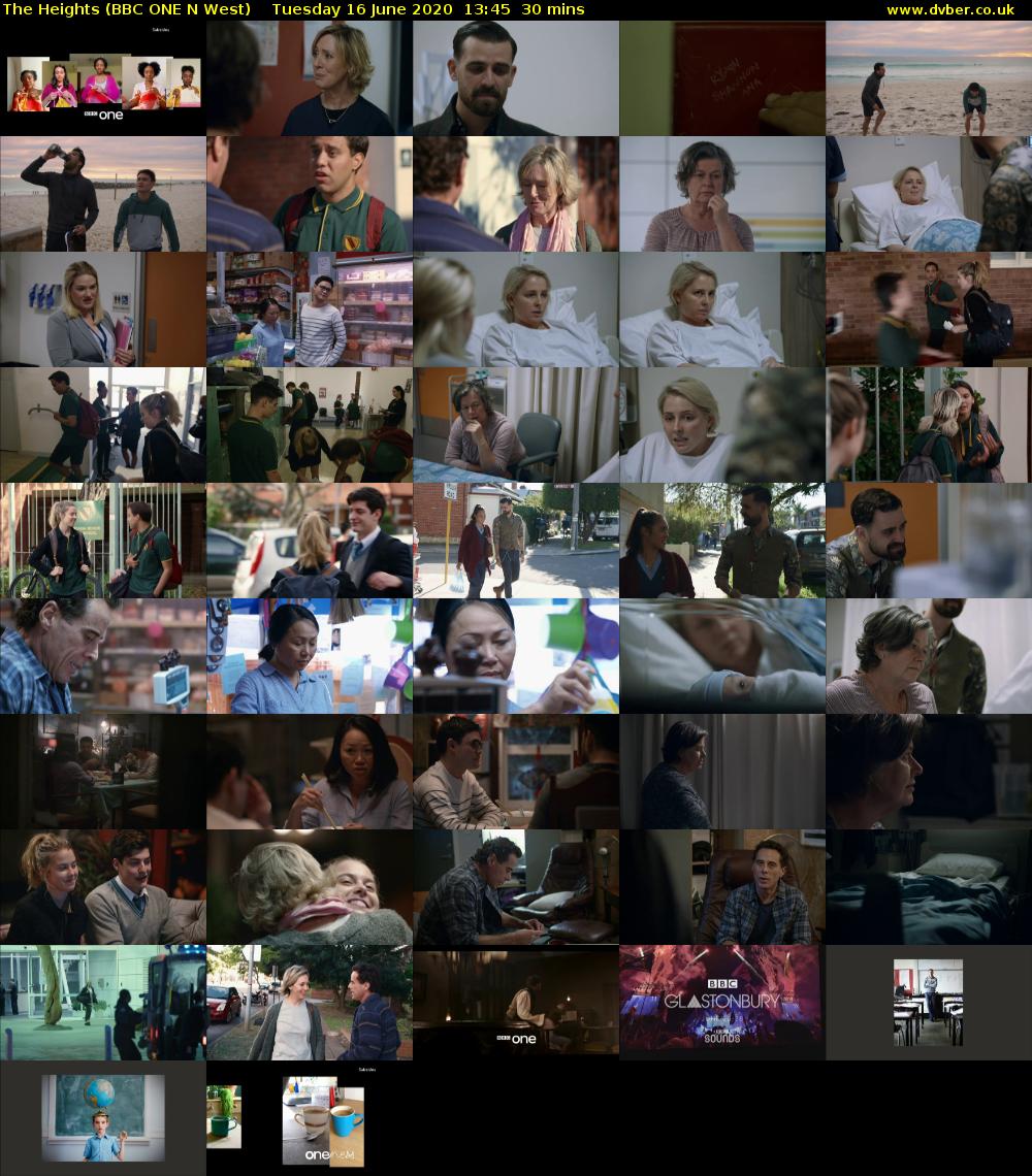 The Heights (BBC ONE N West) Tuesday 16 June 2020 13:45 - 14:15