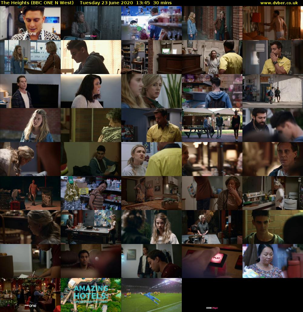 The Heights (BBC ONE N West) Tuesday 23 June 2020 13:45 - 14:15