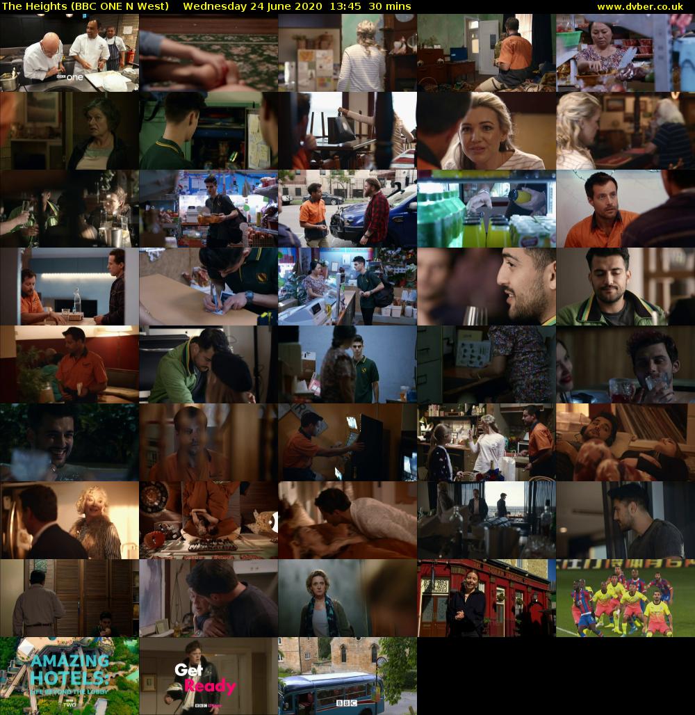 The Heights (BBC ONE N West) Wednesday 24 June 2020 13:45 - 14:15