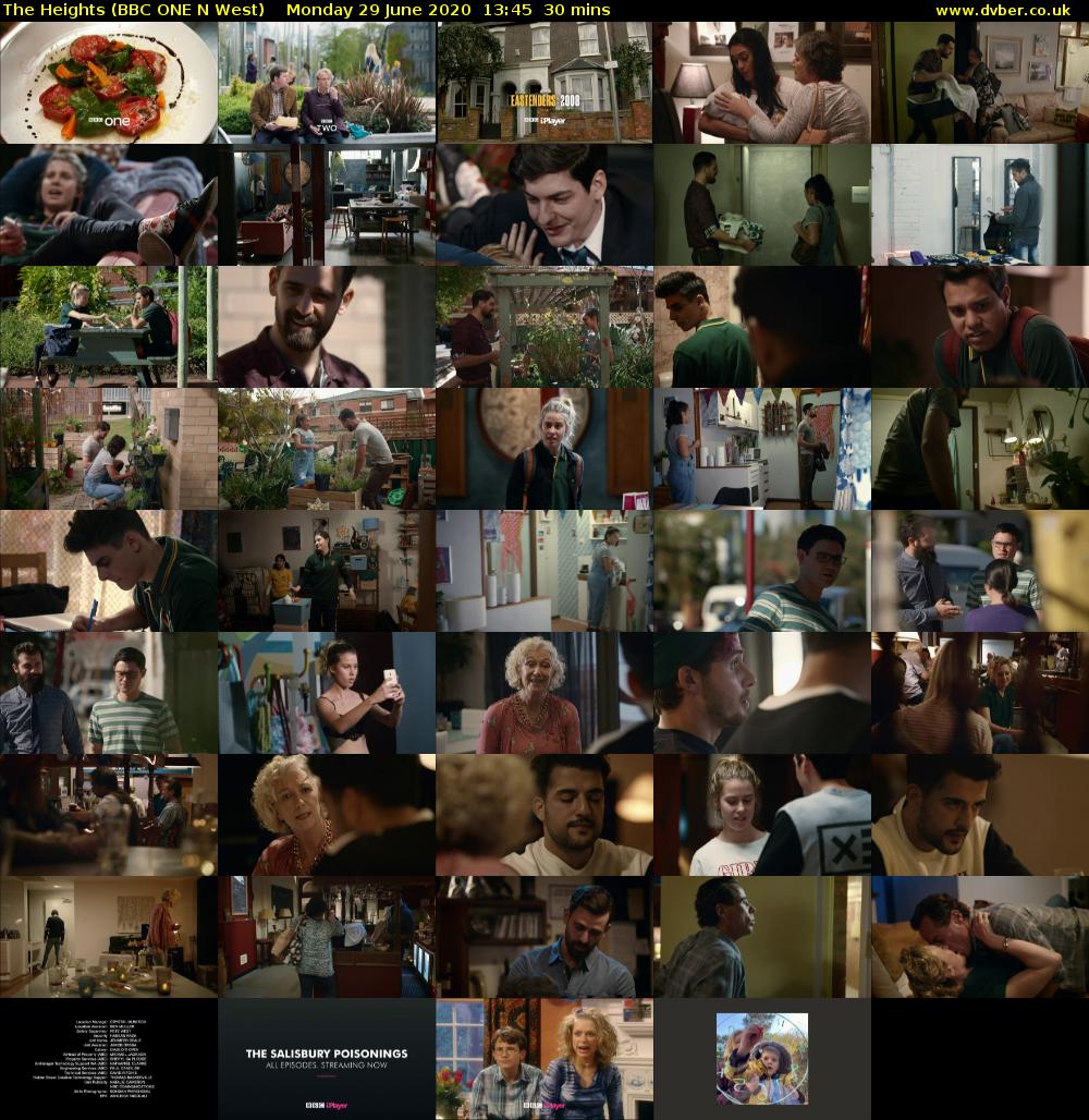 The Heights (BBC ONE N West) Monday 29 June 2020 13:45 - 14:15