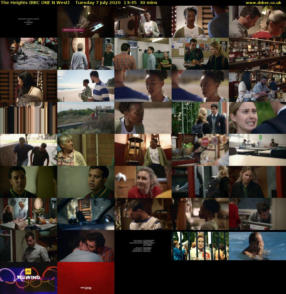 The Heights (BBC ONE N West) Tuesday 7 July 2020 13:45 - 14:15