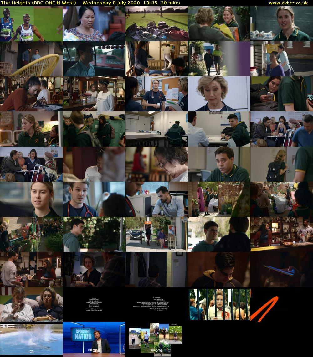 The Heights (BBC ONE N West) Wednesday 8 July 2020 13:45 - 14:15