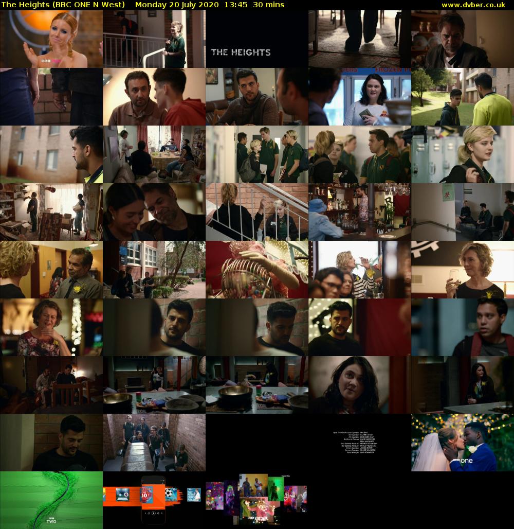 The Heights (BBC ONE N West) Monday 20 July 2020 13:45 - 14:15