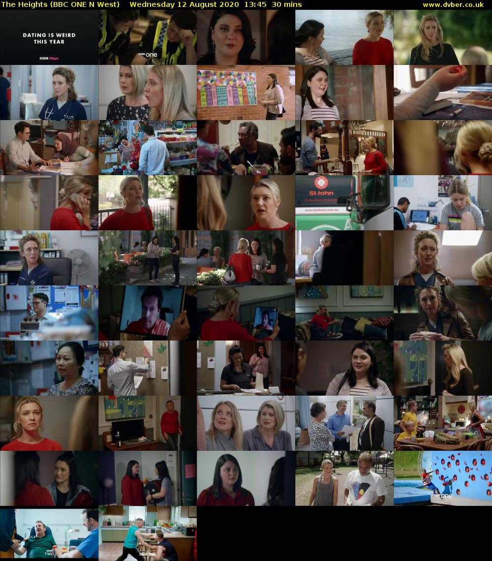 The Heights (BBC ONE N West) Wednesday 12 August 2020 13:45 - 14:15