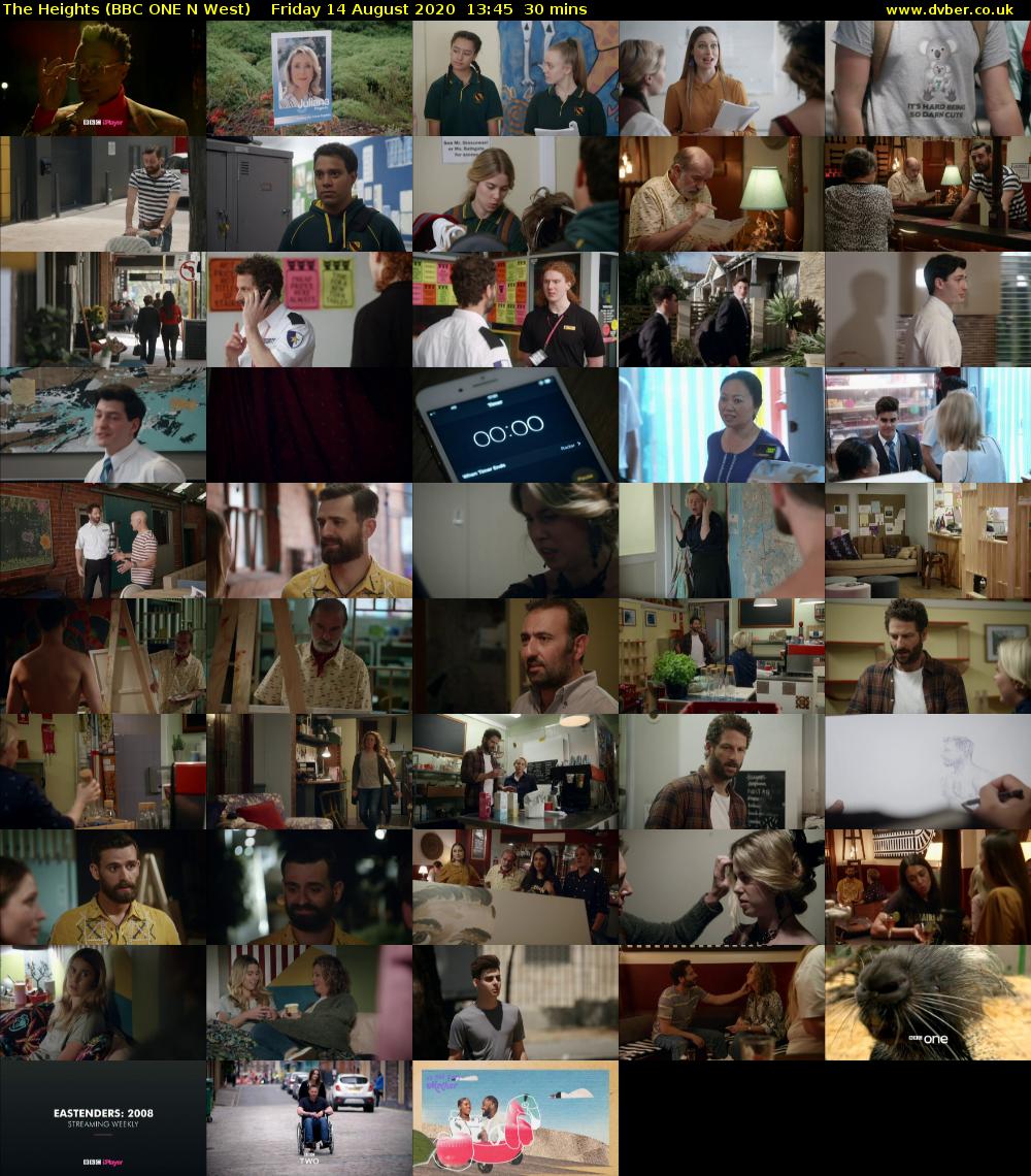 The Heights (BBC ONE N West) Friday 14 August 2020 13:45 - 14:15