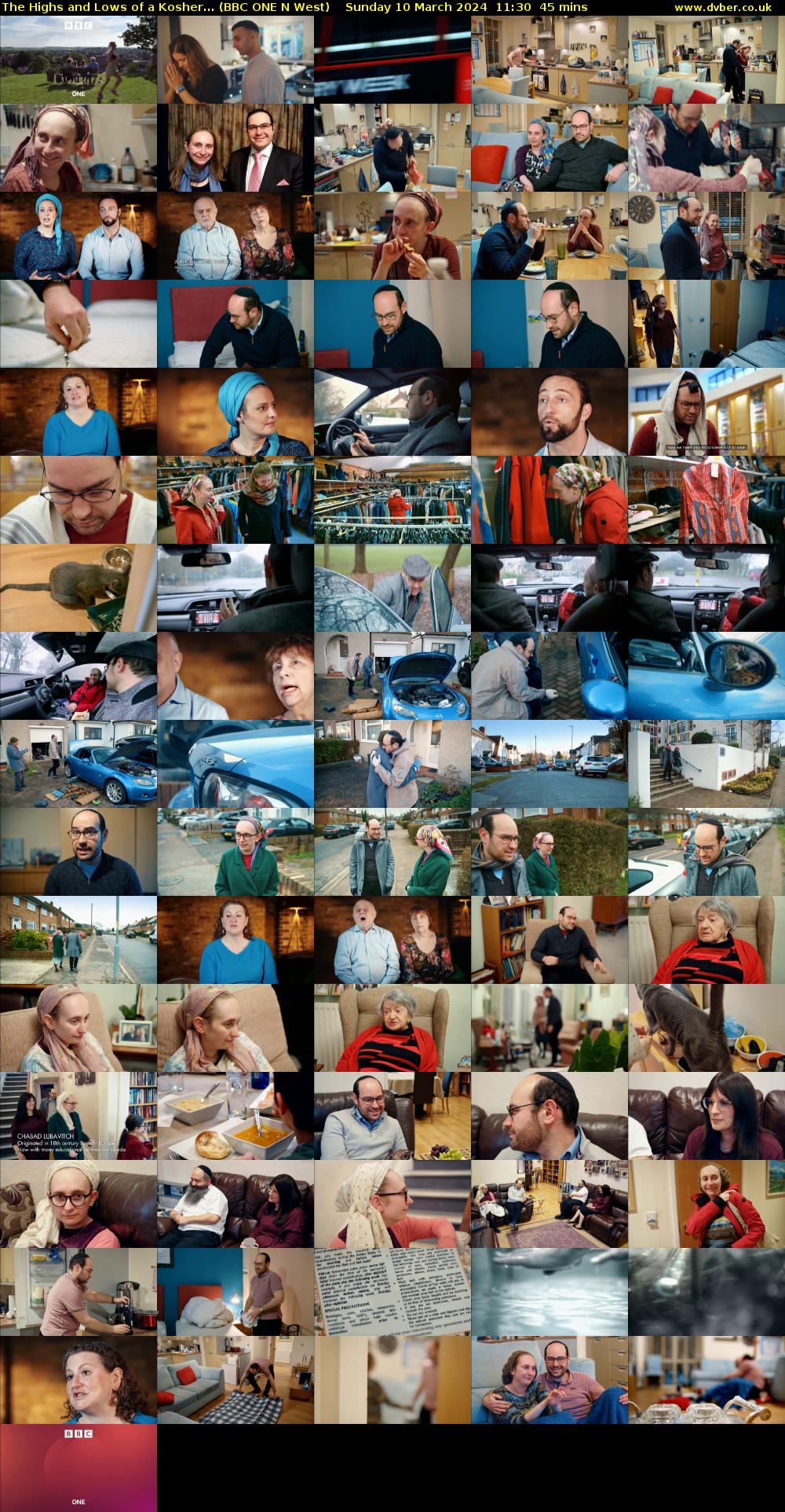 The Highs and Lows of a Kosher... (BBC ONE N West) Sunday 10 March 2024 11:30 - 12:15