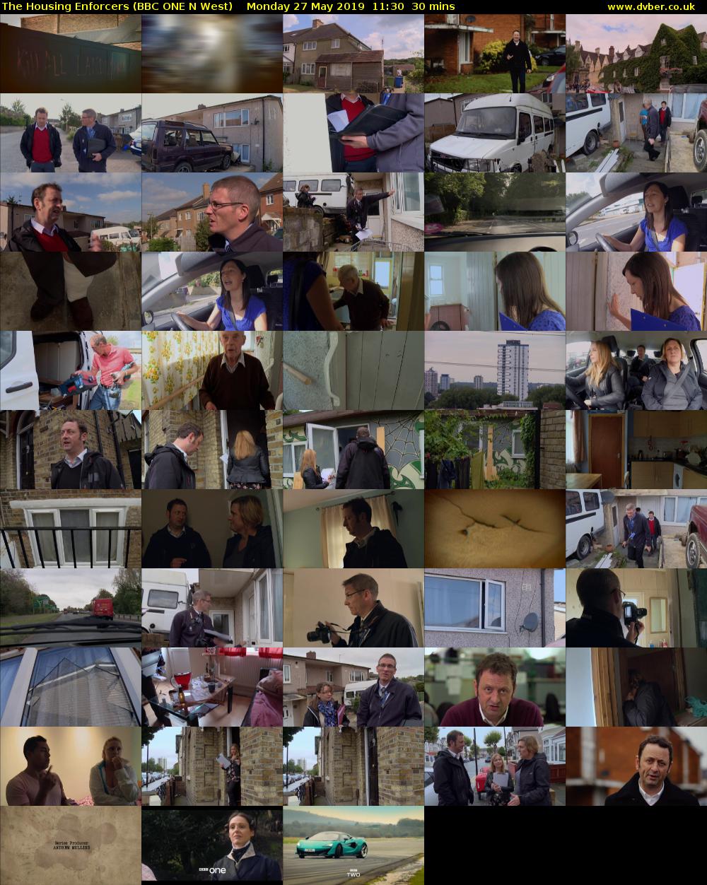 The Housing Enforcers (BBC ONE N West) Monday 27 May 2019 11:30 - 12:00