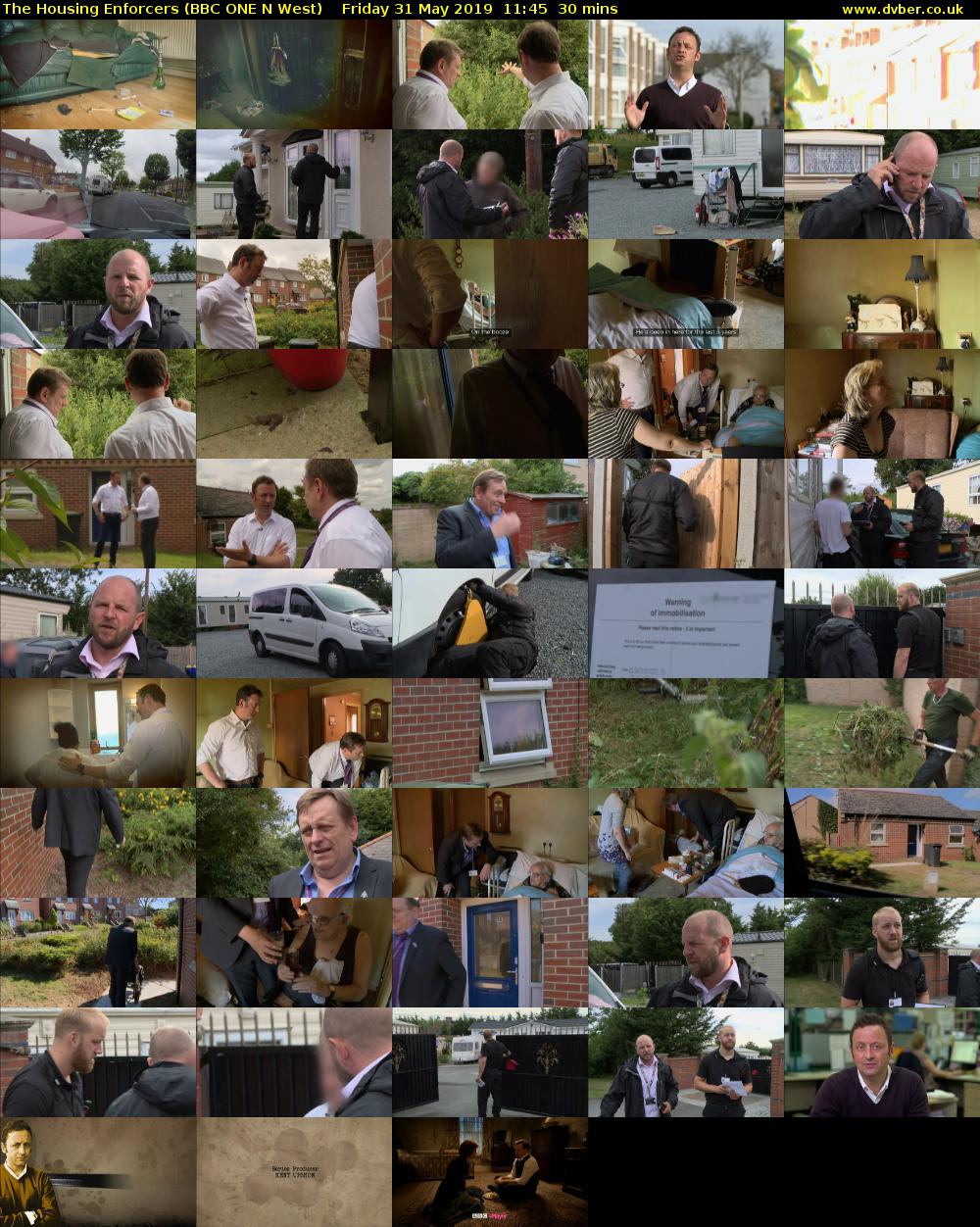 The Housing Enforcers (BBC ONE N West) Friday 31 May 2019 11:45 - 12:15