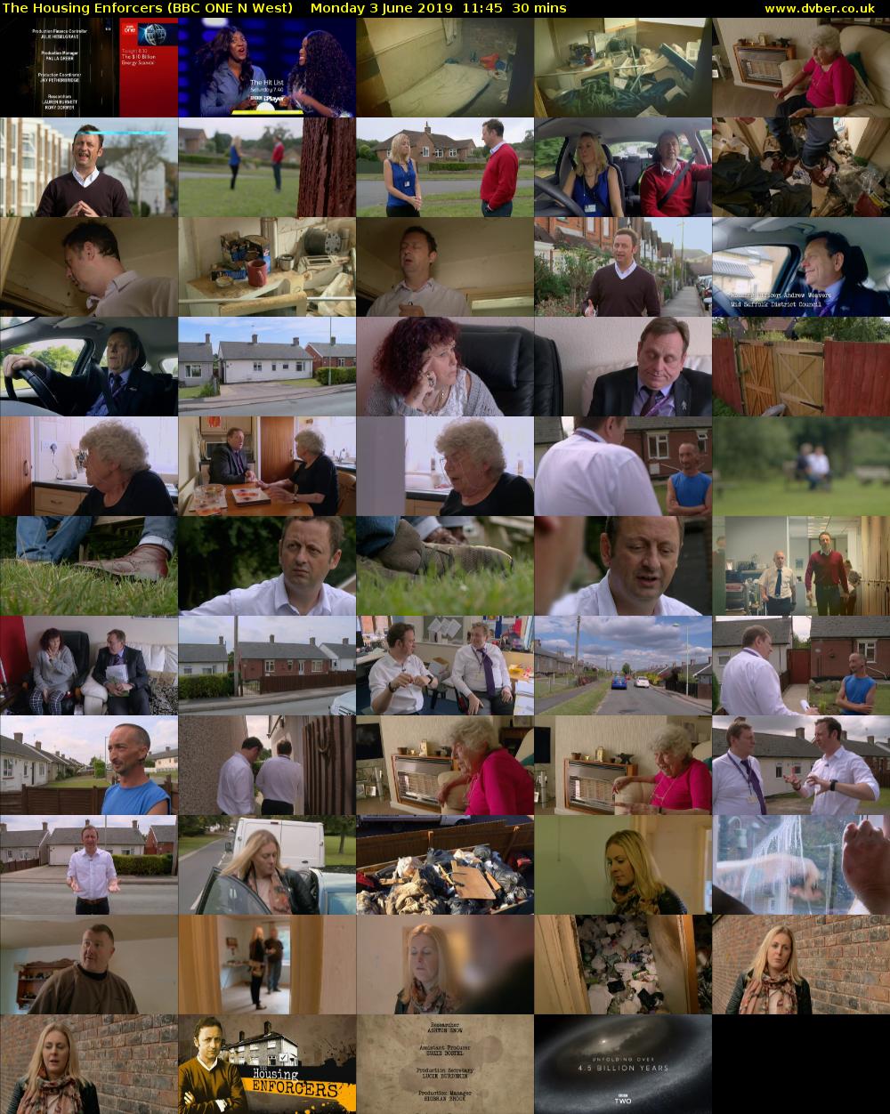 The Housing Enforcers (BBC ONE N West) Monday 3 June 2019 11:45 - 12:15