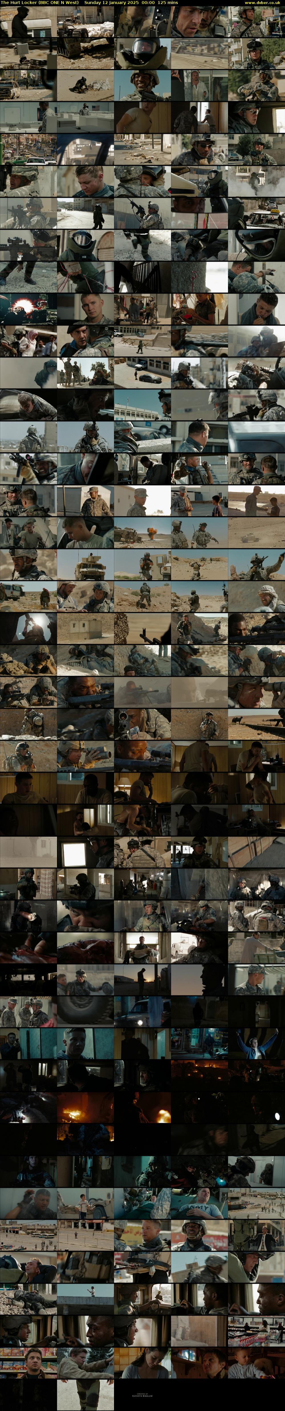 The Hurt Locker (BBC ONE N West) Sunday 12 January 2025 00:00 - 02:05