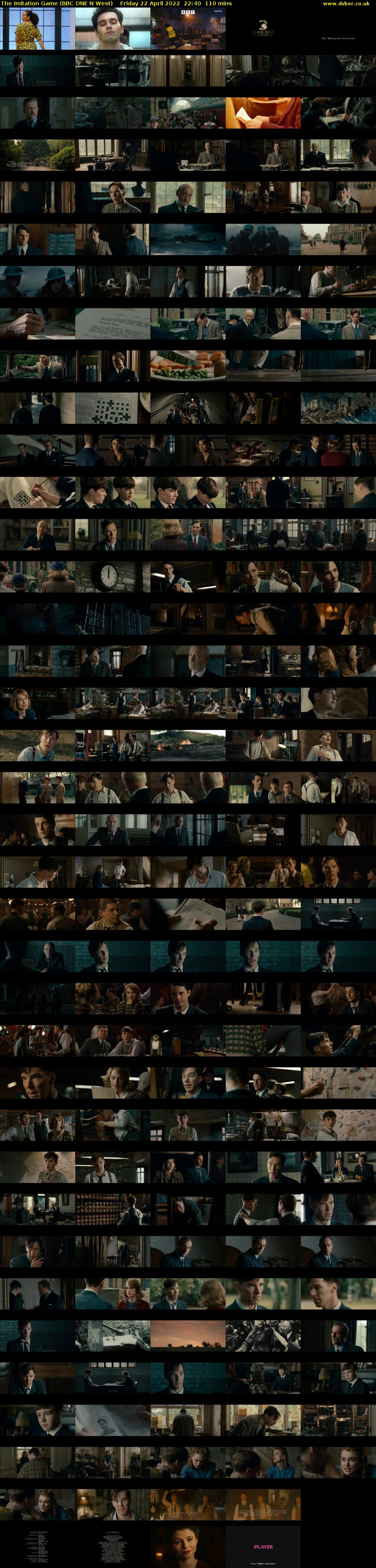 The Imitation Game (BBC ONE N West) Friday 22 April 2022 22:40 - 00:30