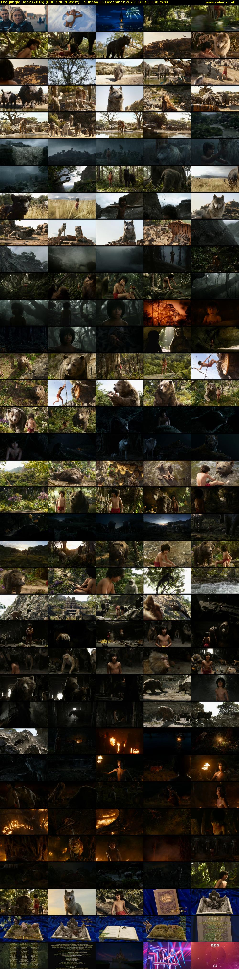 The Jungle Book (2016) (BBC ONE N West) Sunday 31 December 2023 16:20 - 18:00
