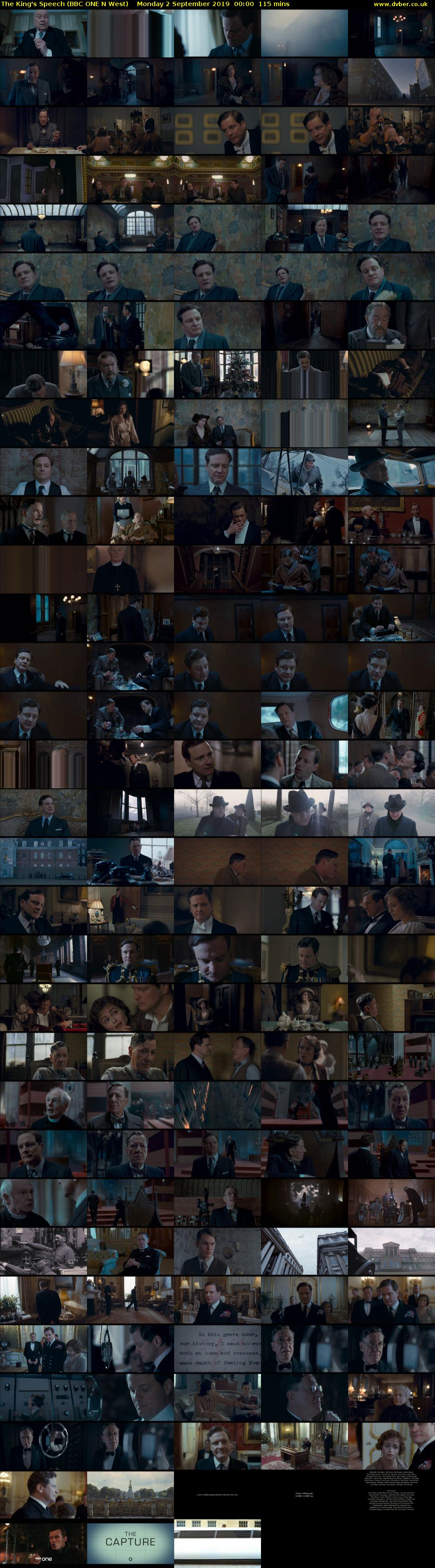 The King's Speech (BBC ONE N West) Monday 2 September 2019 00:00 - 01:55